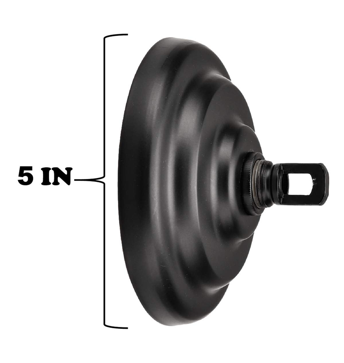 S SANGLE SOPFFY Canopy Kit and Pendant Light Fixture, Heavy Duty Iron, 6ft, 60lbs Max Weight, Simple Black, Model canopy kit-001