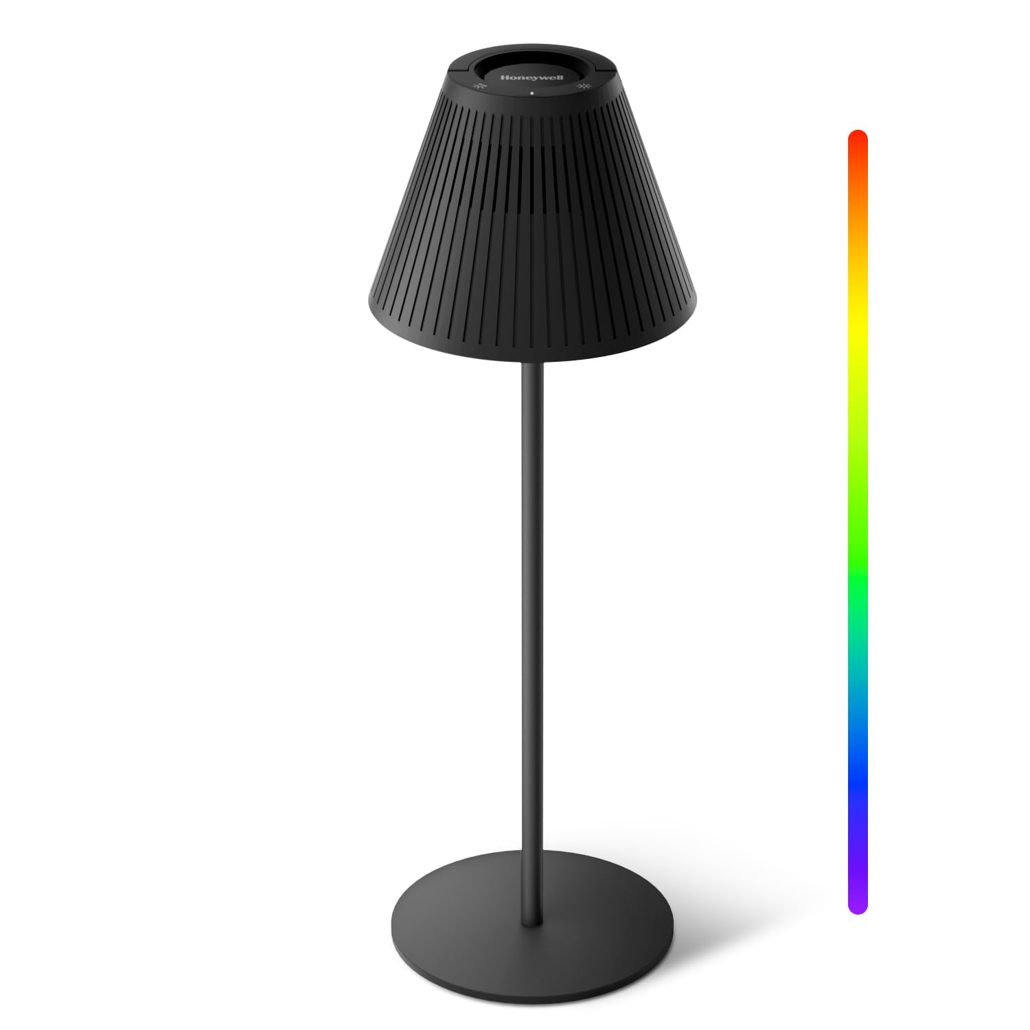 Honeywell Cordless Table Lamp Rechargeable, M1 Sunturalux Portable Led Desk Lamp 5200Mah Battery Operated 4 Color 9 Rgb Stepless