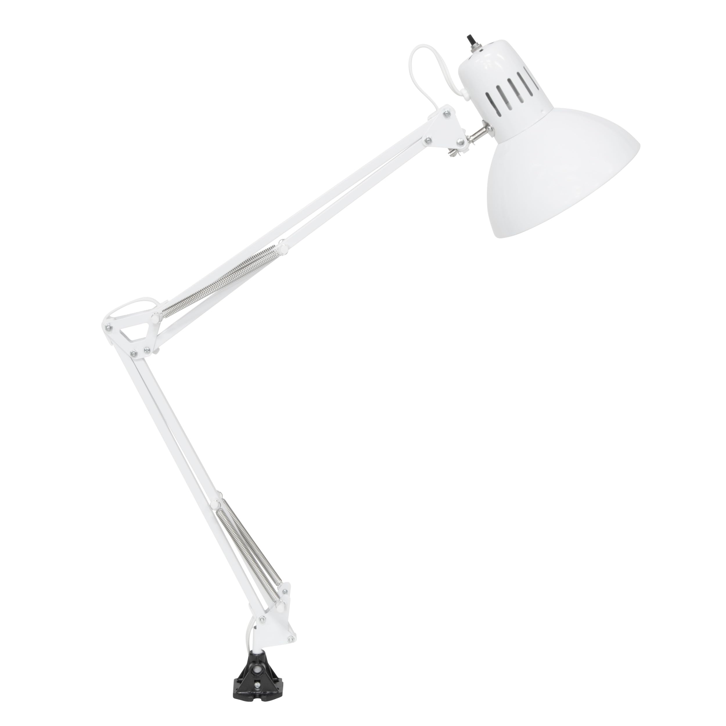Studio Designs Swing Arm Lamp, 13-Watt, White, 6.5'' W X 7'' D X 36'' H