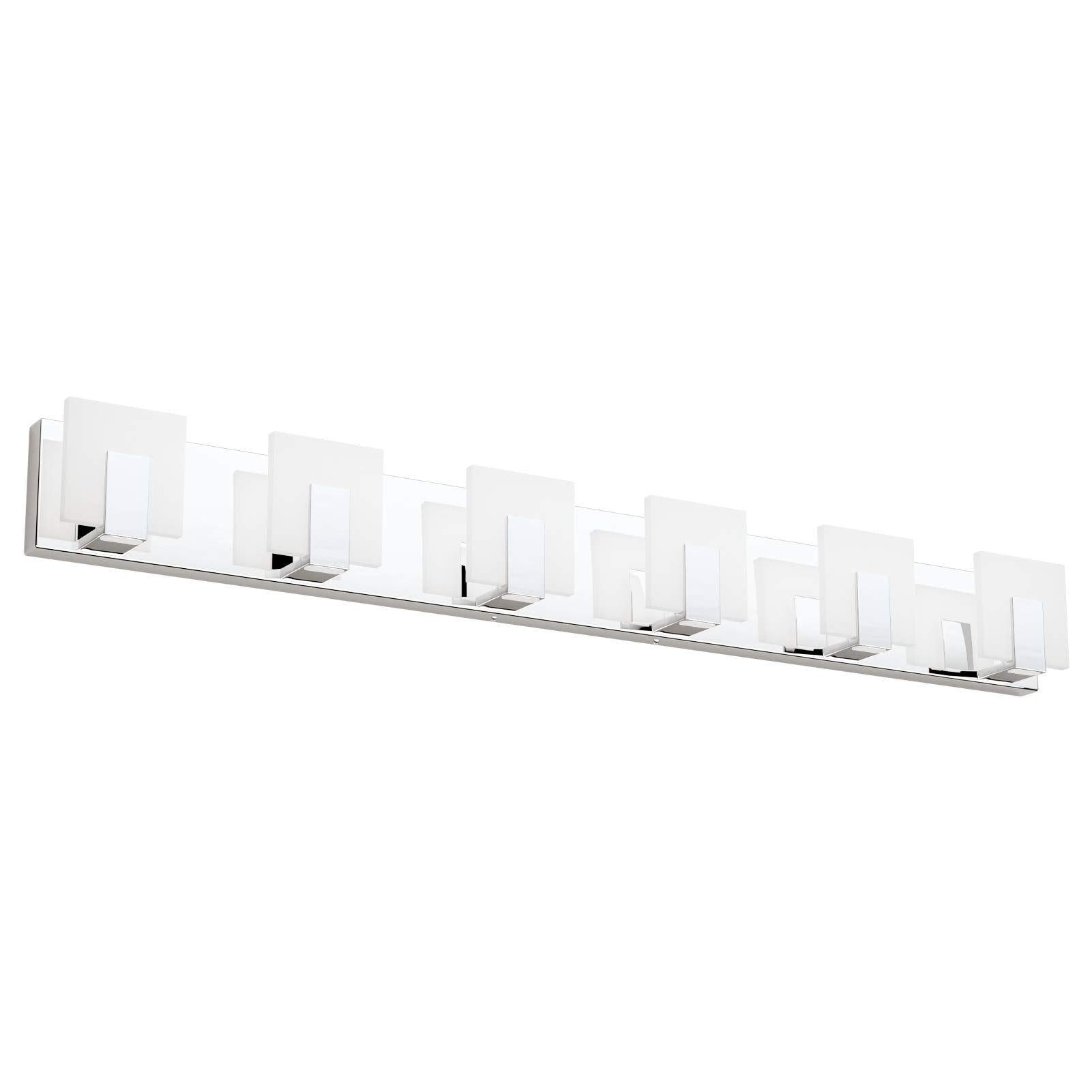 Aipsun 6-Light Dimmable Led Bathroom Vanity Light, Stainless Steel Chrome, Model Ca-1105-6T-D, White Light 6000K