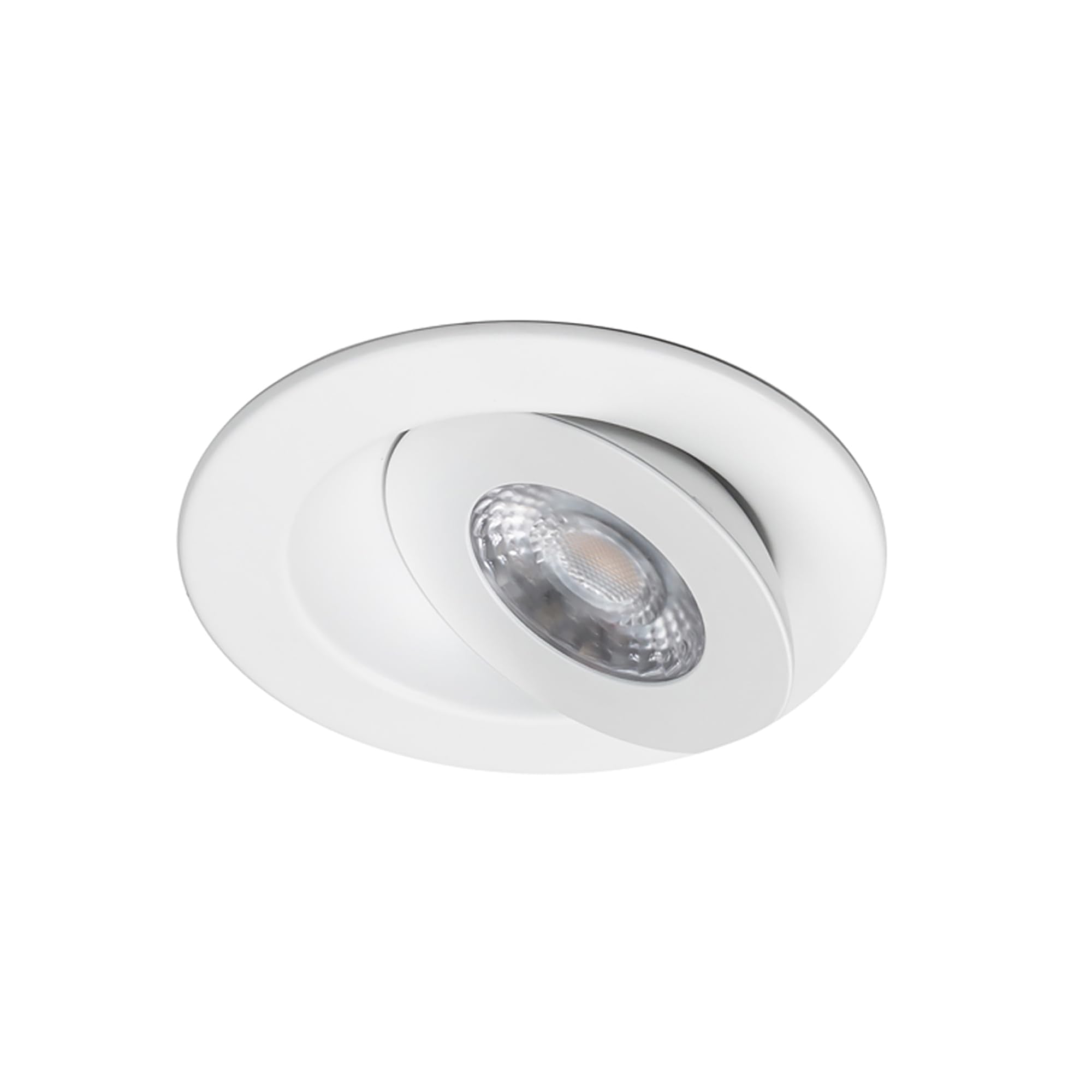Wac Lighting Lotos 6In Fire Rated Led Round Adjustable 5-Cct Selectable 2700K-3000K-3500K-4000K-5000K Recessed Kit In White