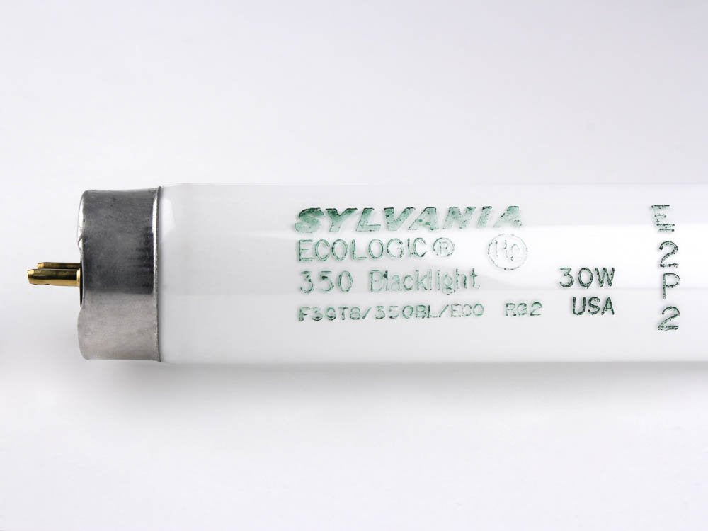 SYLVANIA F30T8/350BL Fluorescent Tube Black Light, 1 Count, Copper Material