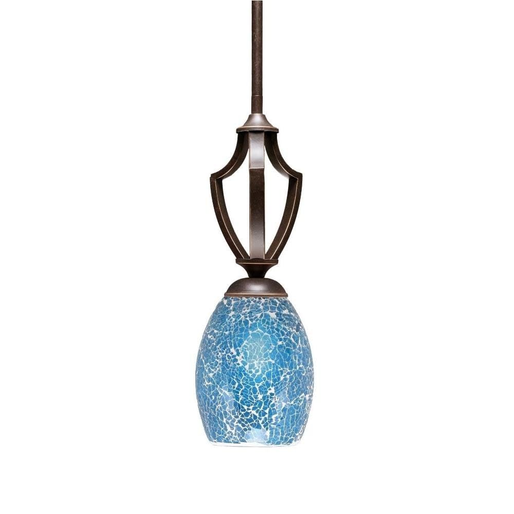 Zilo 1 Light Mini Pendant in Dark Granite (561-DG-5055)