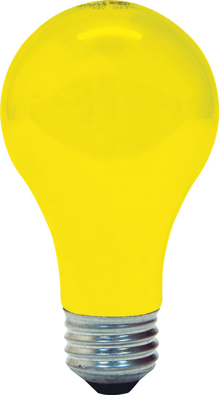 Ge 97495 Bug Lite A19 Bulb, 60-Watt, 2-Pack
