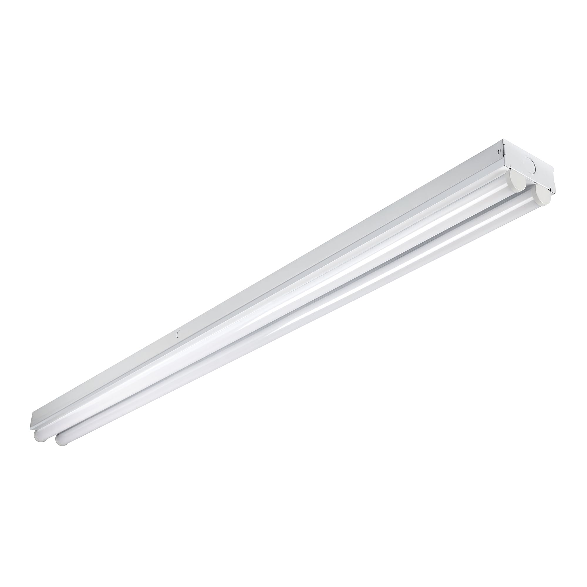 Metalux 4ST2L4040R 4 2 Lamp Strip Light, Alloy Steel, 4 ft, No Color