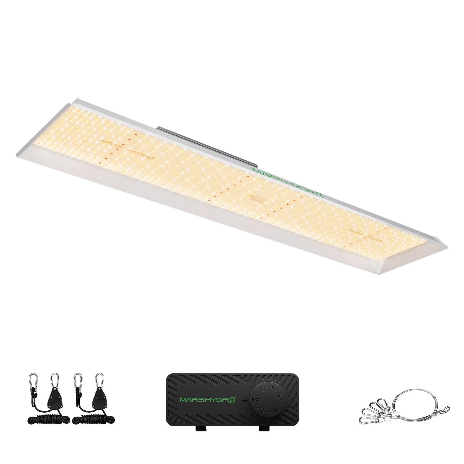 MARS HYDRO TSL2000 300W Led Grow Lights for Indoor Plants, Full Spectrum Dimmable Daisy Chain Growing Lamps for Seed Starting Ve