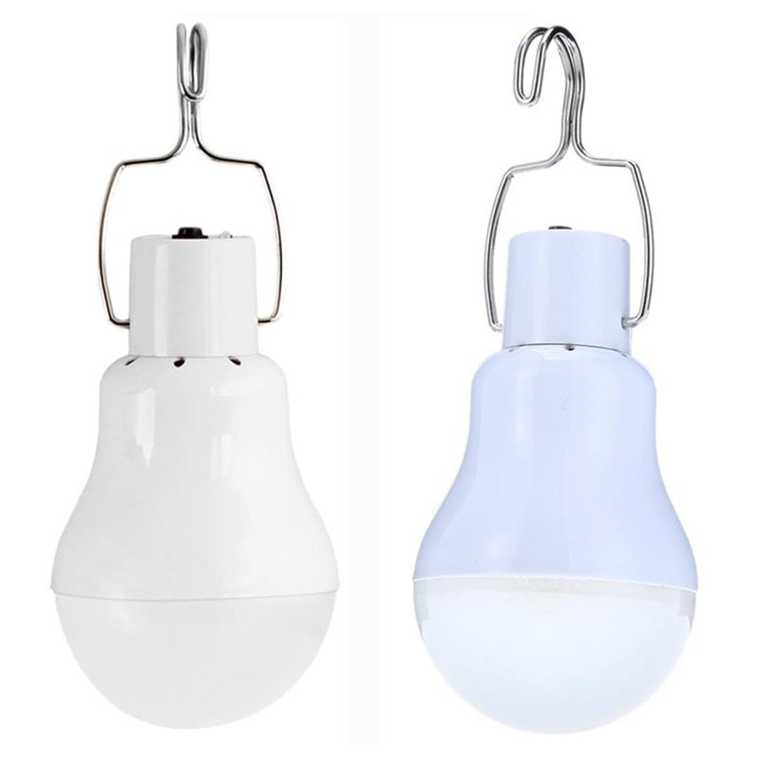 ABZXT Solar Powered LED Bulb Lights, Portable, 350LM, Pack of 2, Plastic