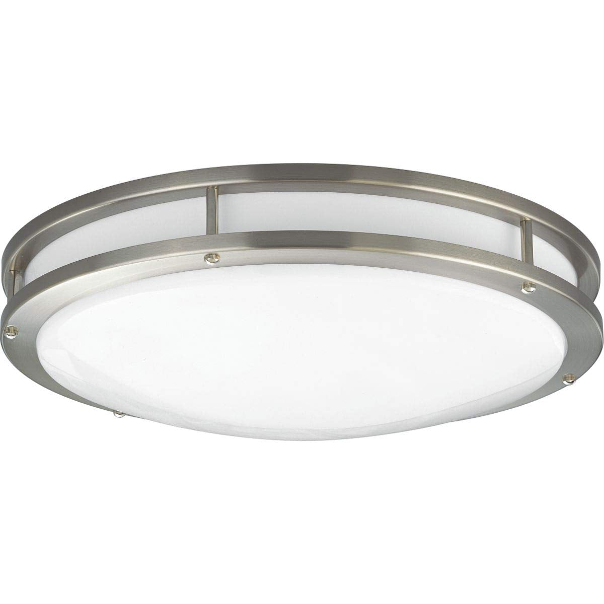 Progress Lighting One-Light LED Ceiling Fixture, Alloy Steel, Brushed Nickel, Model P7250-0930K9