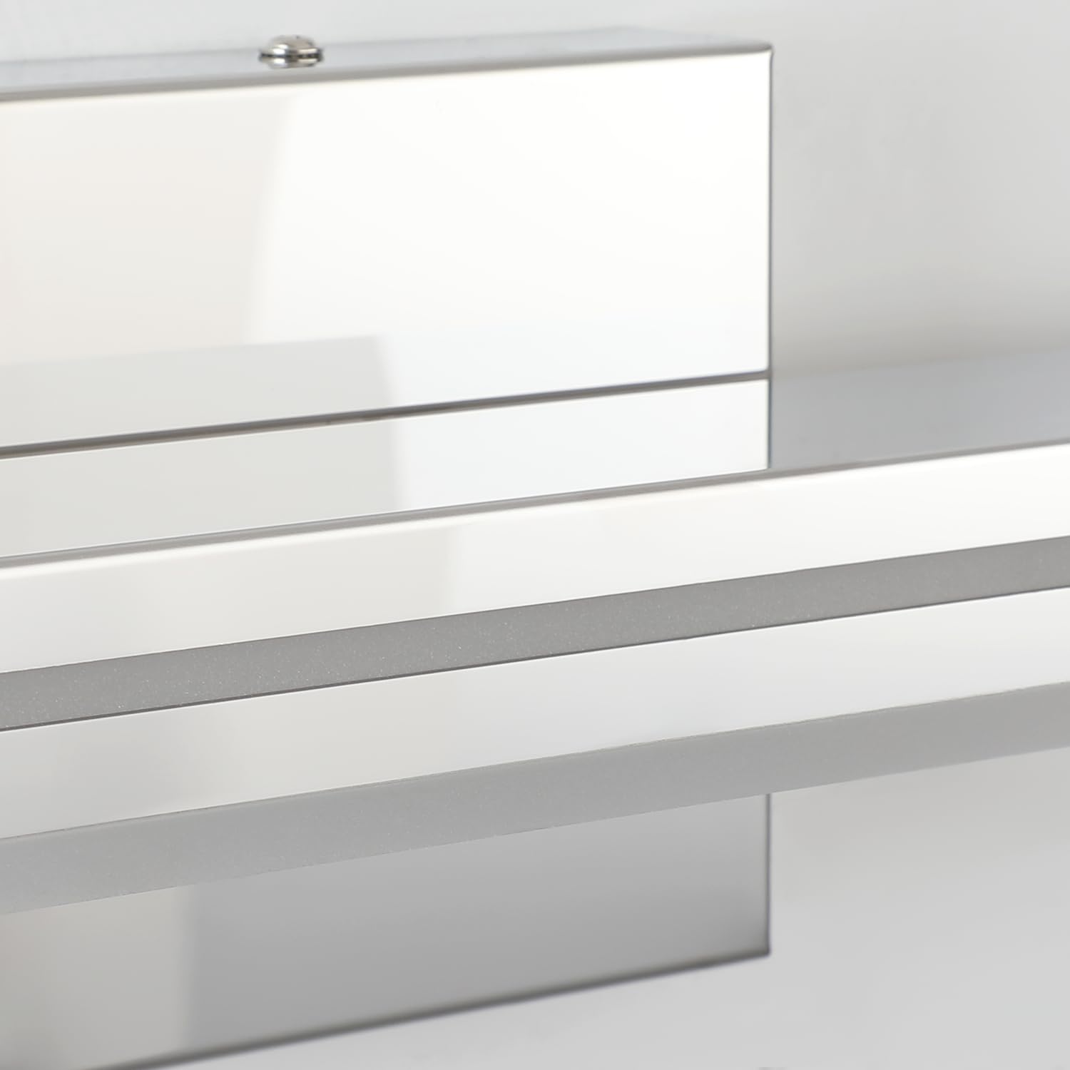 Sinerise 32-Inch Led Modern Bathroom Vanity Light Bar  Chrome Modern Acrylic Bathroom Wall Lighting Fixtures Over Mirror (Cool White 6000K)