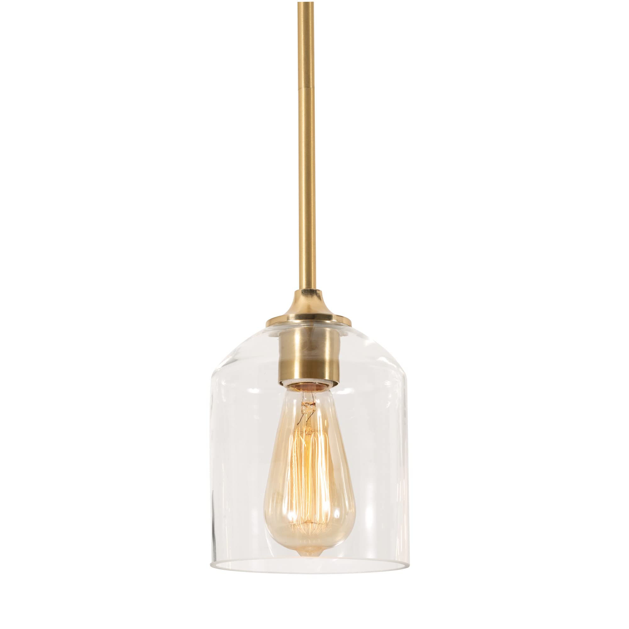 AFX Lighting William 6 Pendant - Satin Brass