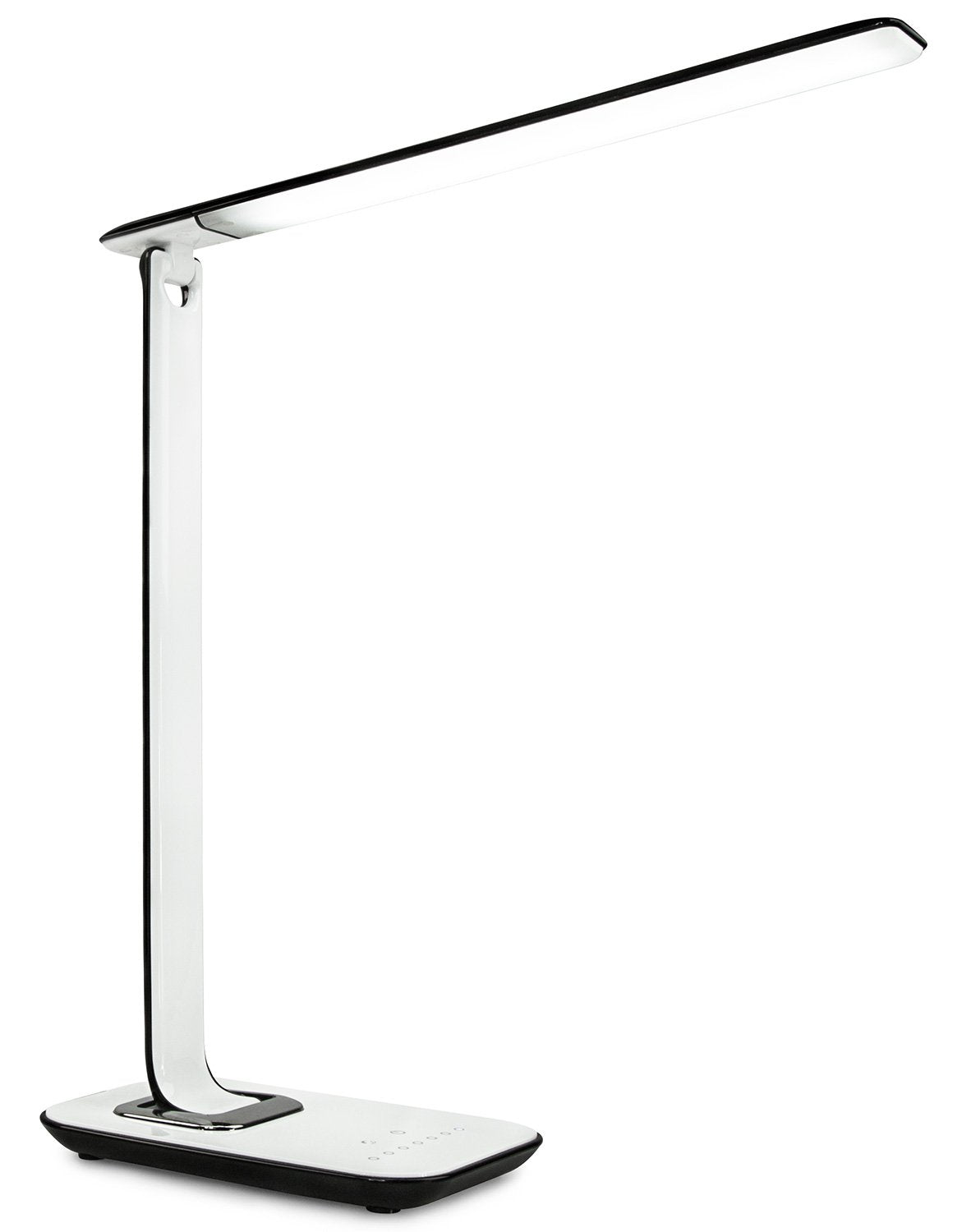 Turcom LED Desk Lamp With USB Charging Port Dimmable Touch Controls w/Color Adjustment, Eye Care Task Lamp, 5W, 1000 Lux,Multico