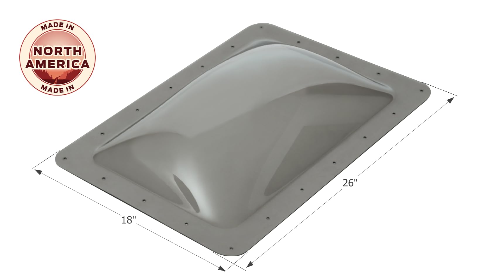 Icon Rv Skylight - Sl1422 (Smoke)