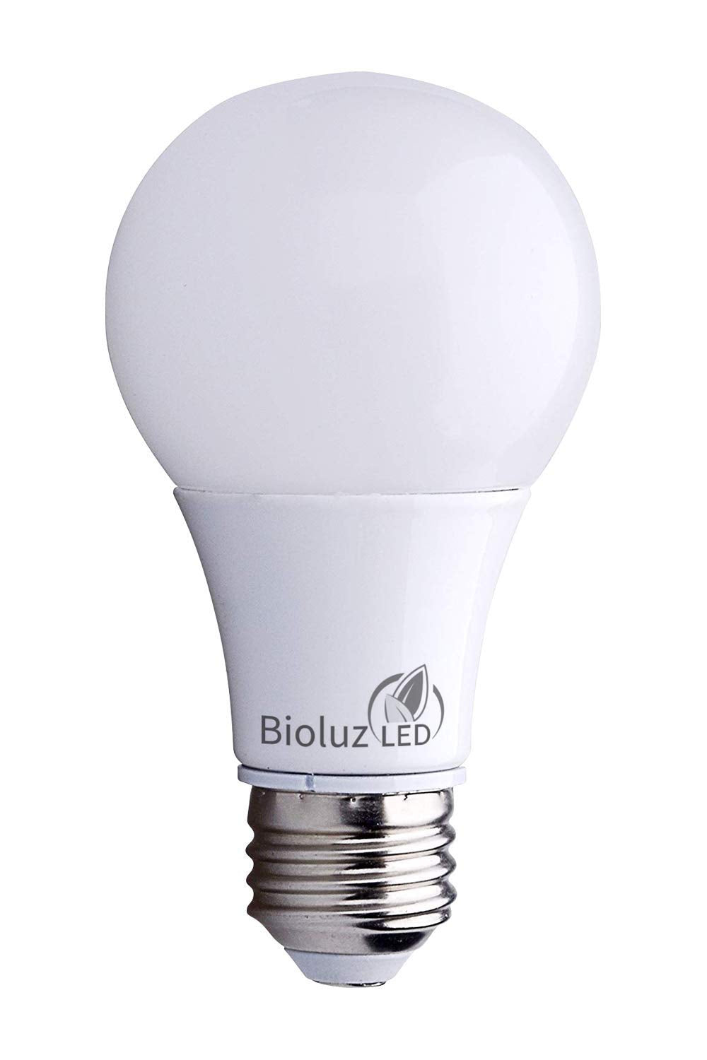 Bioluz LED A19 Light Bulbs 4000K Cool White 18 Pack 6W = 40W Non-Dimmable Plastic