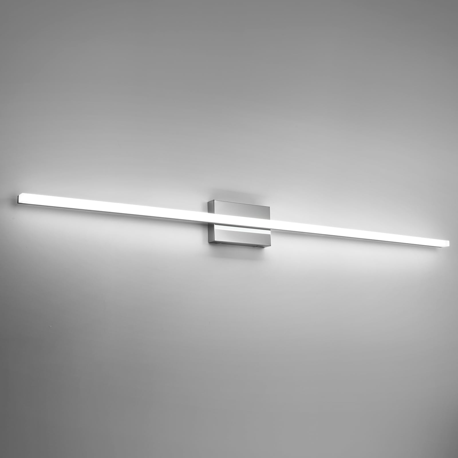 Combuh 48Inch Bathroom Vanity Light Fixtures Extra Long Lighting Bar Above Mirror, Modern Bright 23W 2300LM Wider Coverage Slim 