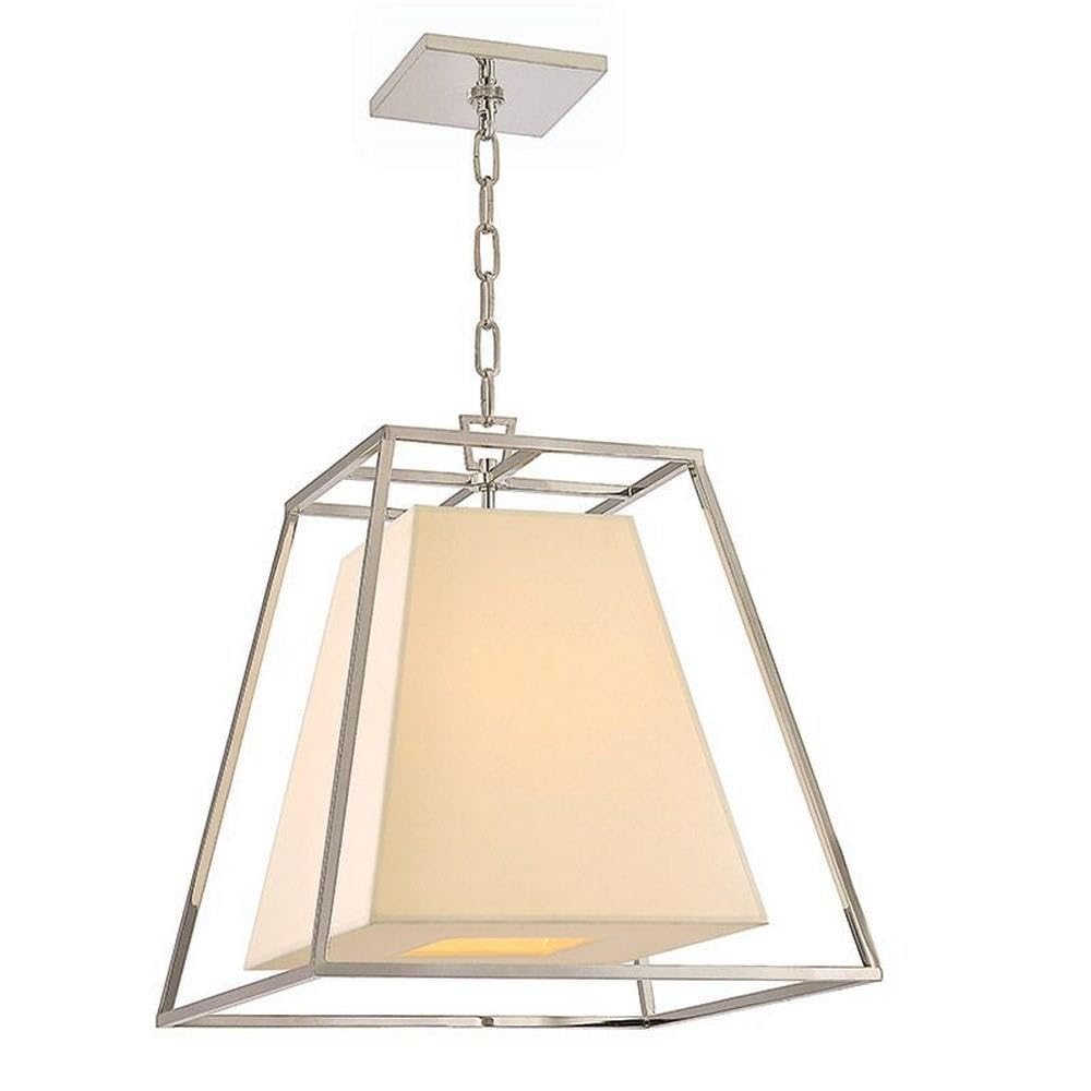 Hudson Valley Lighting 6917-PN Kyle - 4 Light Pendant 18.5 inches Tall and 17 inches Wide - Polished Nickel