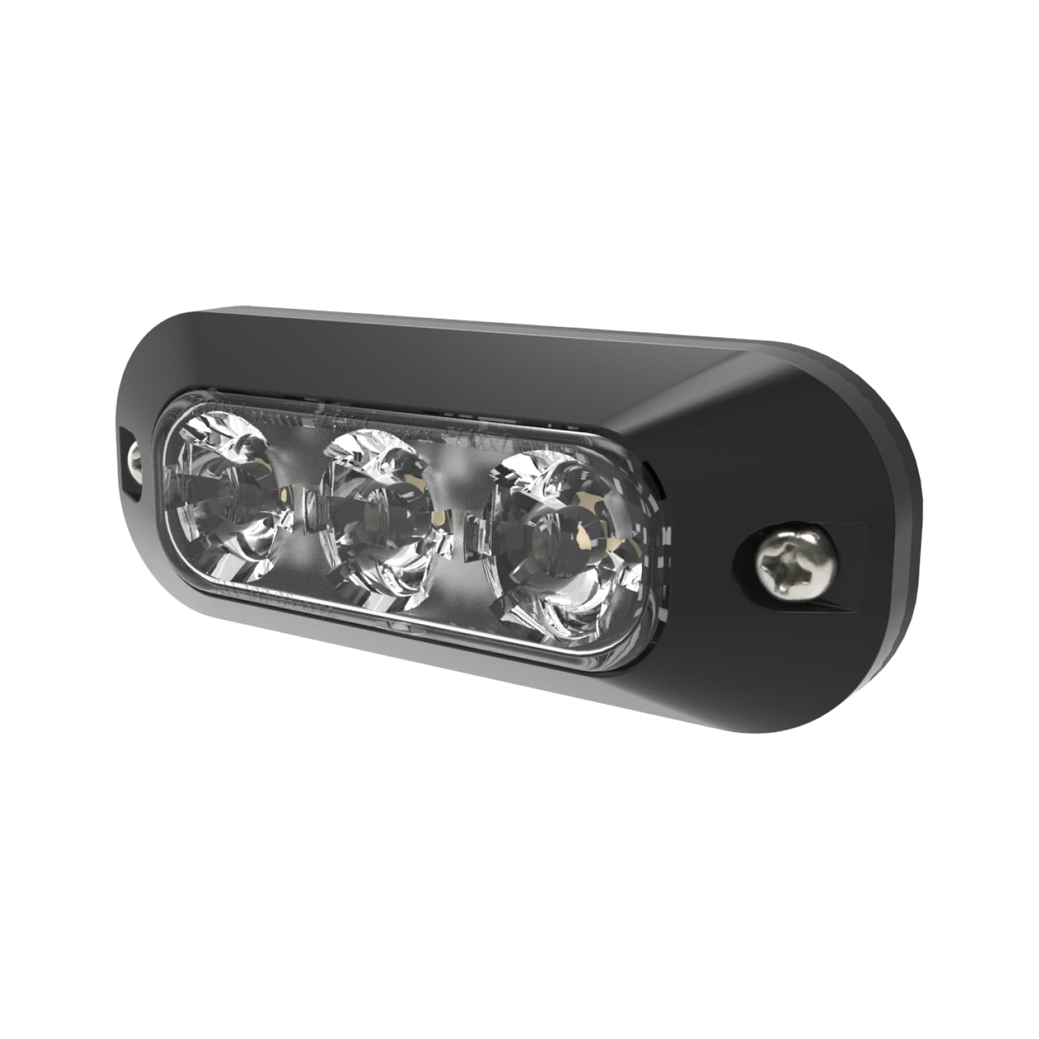 ECCO ED3703A LED High-Intensity 3 LED Directional Amber Surface Mount 0.4 amps 12V 24V Waterproof 21 Flash Patterns Warning Ligh