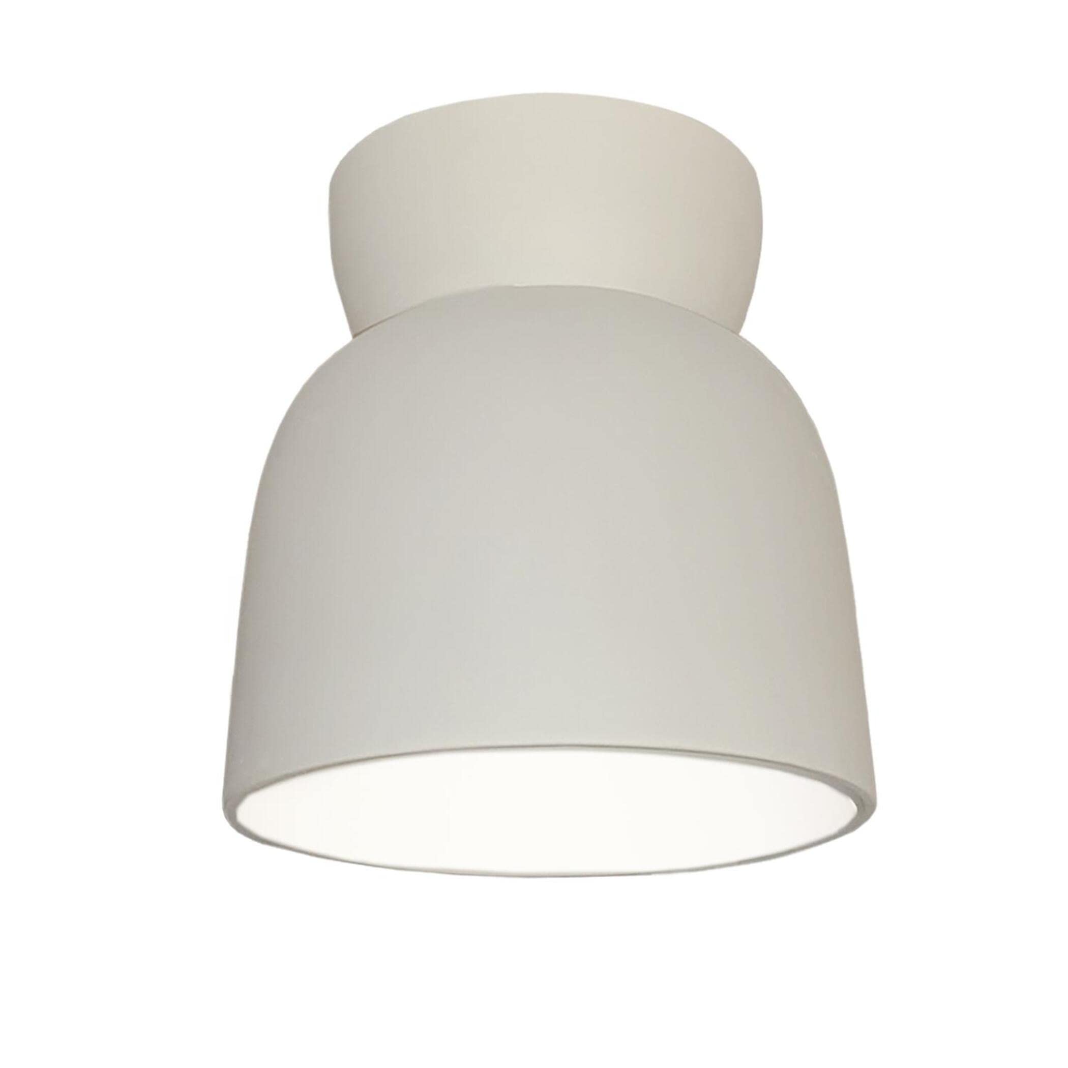 Justice Design Hourglass Outdoor Flush-Mount - Bisque (CER-6190W-BIS)