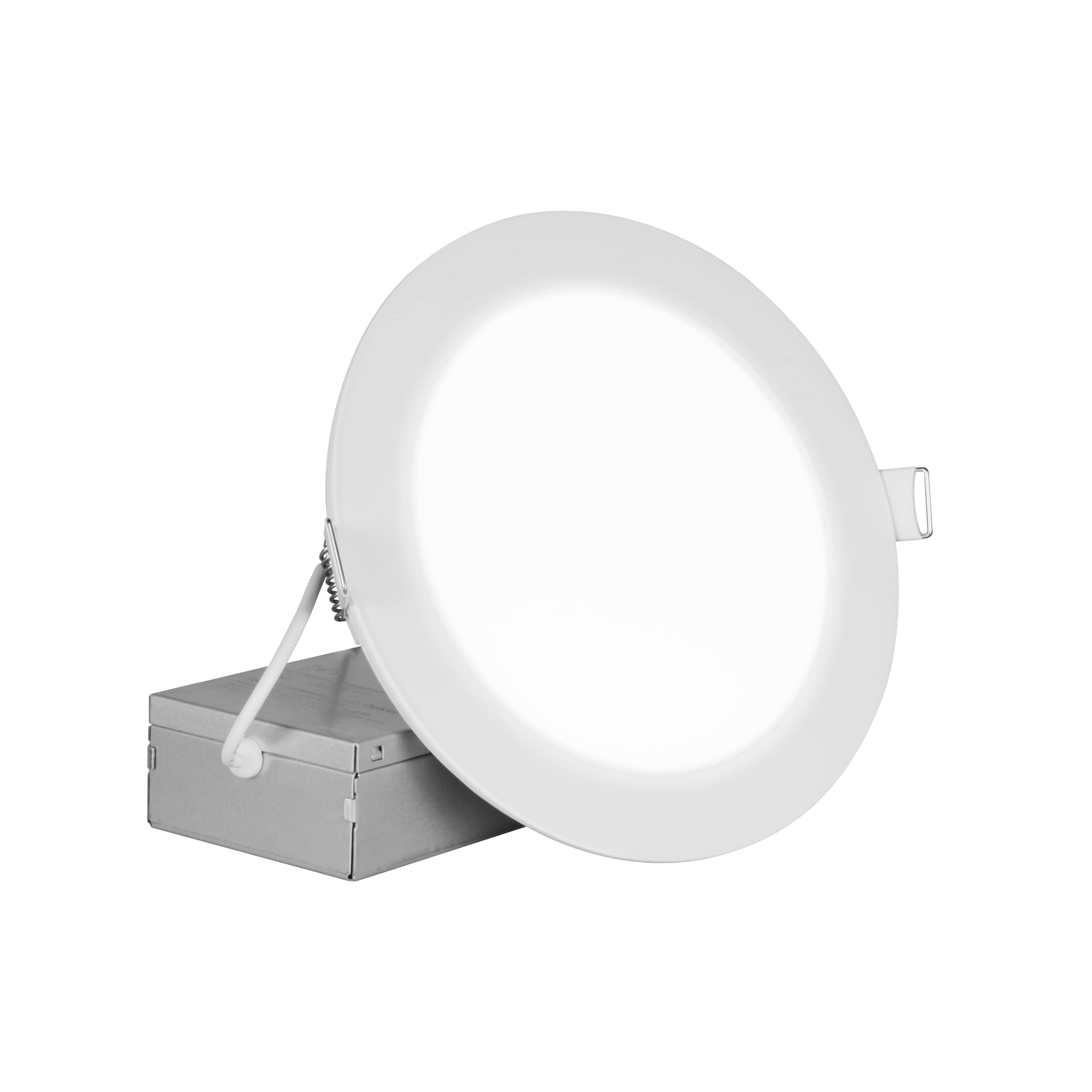 REL Series 8 in. Round White Canless LED Downlight in 3000K (REL811203KRDWH)