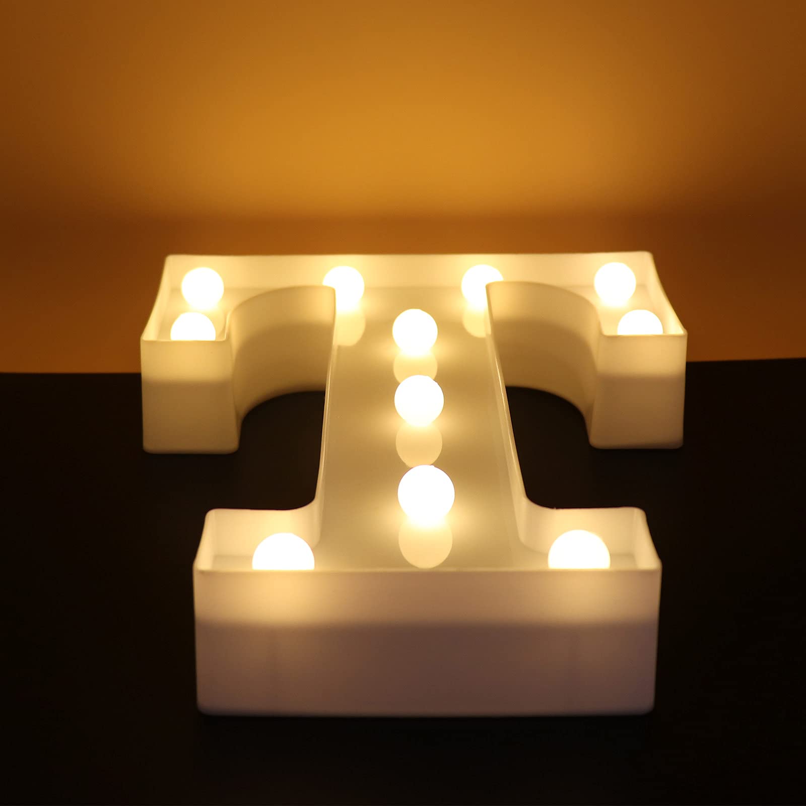 Ausaye Led Letter Lights Alphabet Light Up Letter S Sign Night Light For Home Christmas Birthday Party Anniversary Wedding Decor