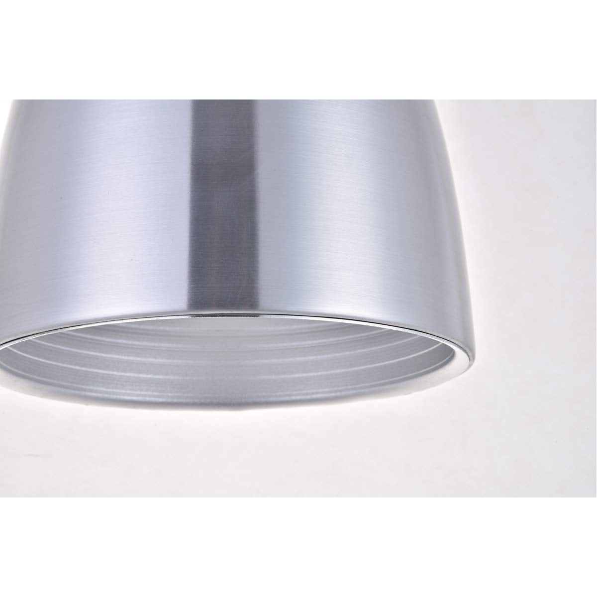 Living District Burnished Nickel Pendant Light - Modern 1 Light Fixture