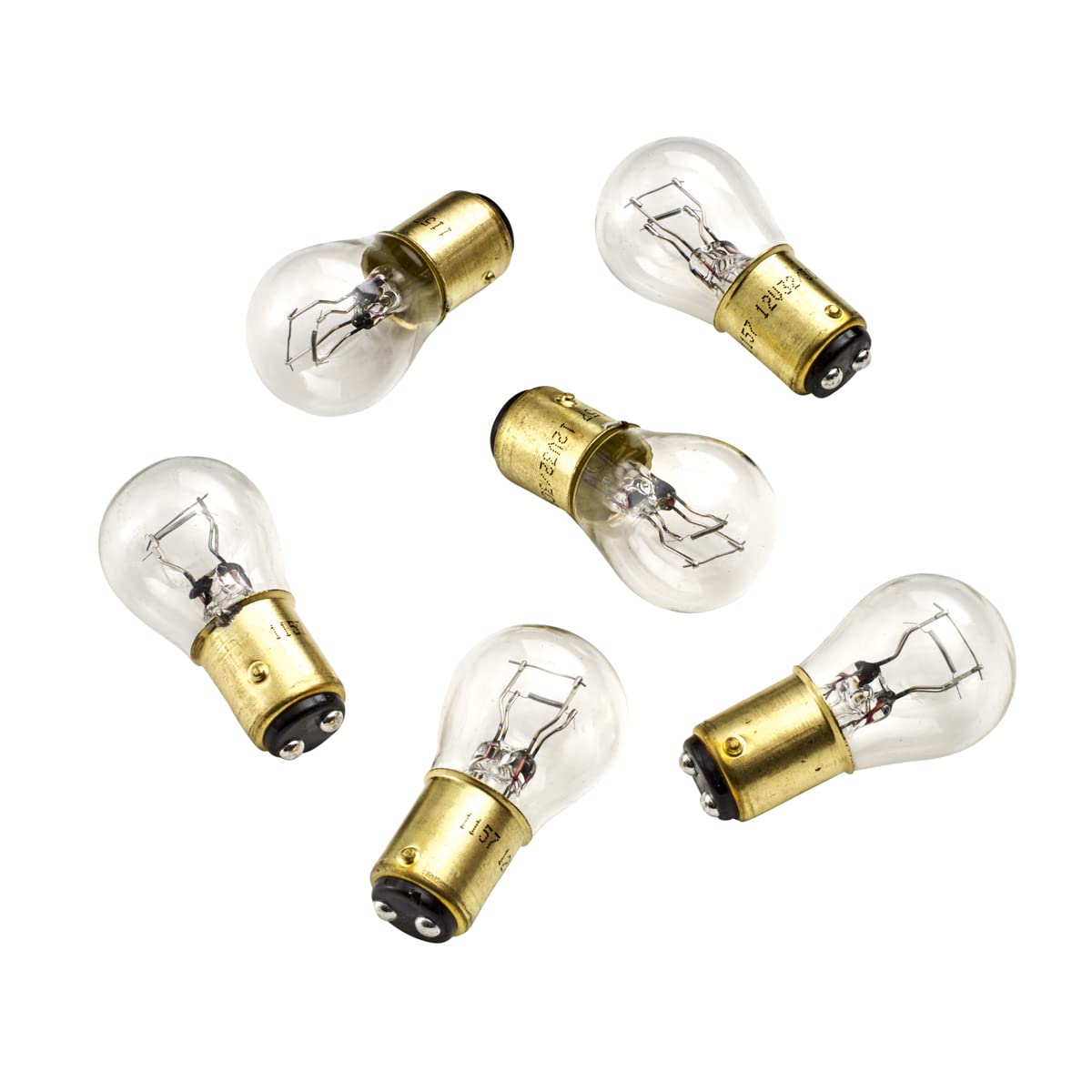 RoadPro RP-1157P6 Heavy Duty Replacement Bulbs, Clear, Pack of 6