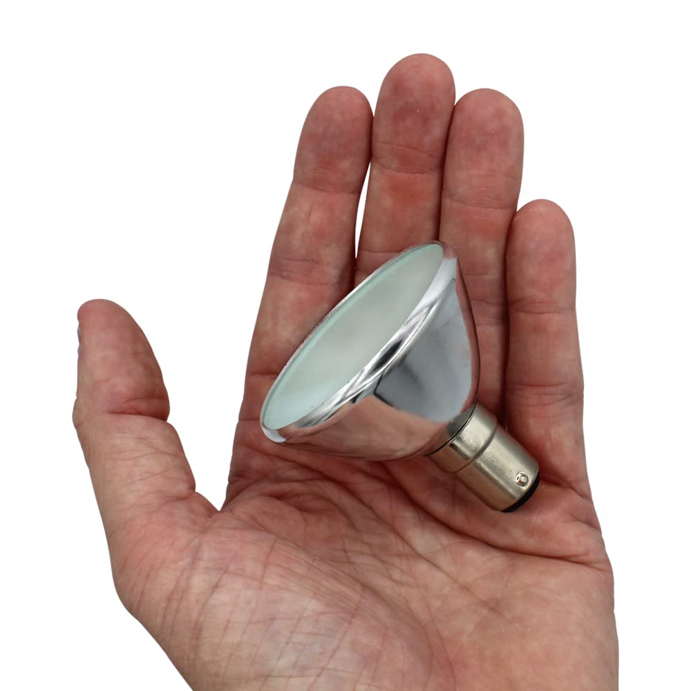 Technical Precision MR16 Halogen Light Bulb 50W BA15D Base Frosted Narrow Flood - 1 Pack