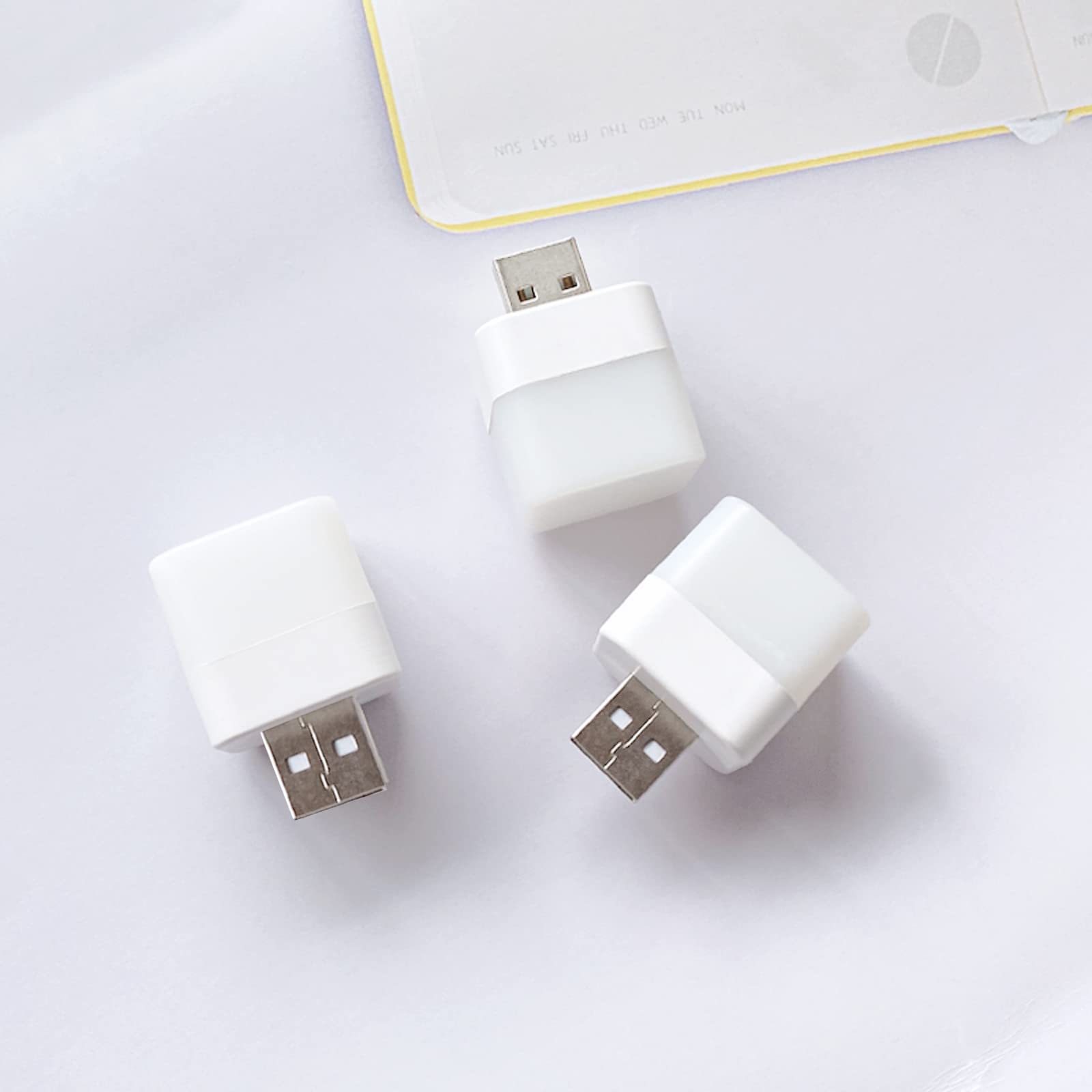 YCeru Flexible LED Ambient Light, Mini USB Night Lights,Plug in LED Bulb,Emergency Lighting,Compact,Ideal for Bedroom,Bathroom,N