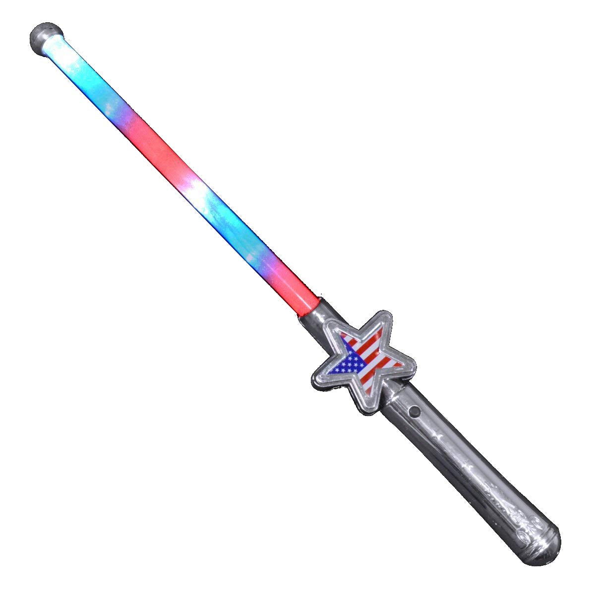 Blinkee American Flag Star Light Wand, One Size, Plastic, Model 4100500