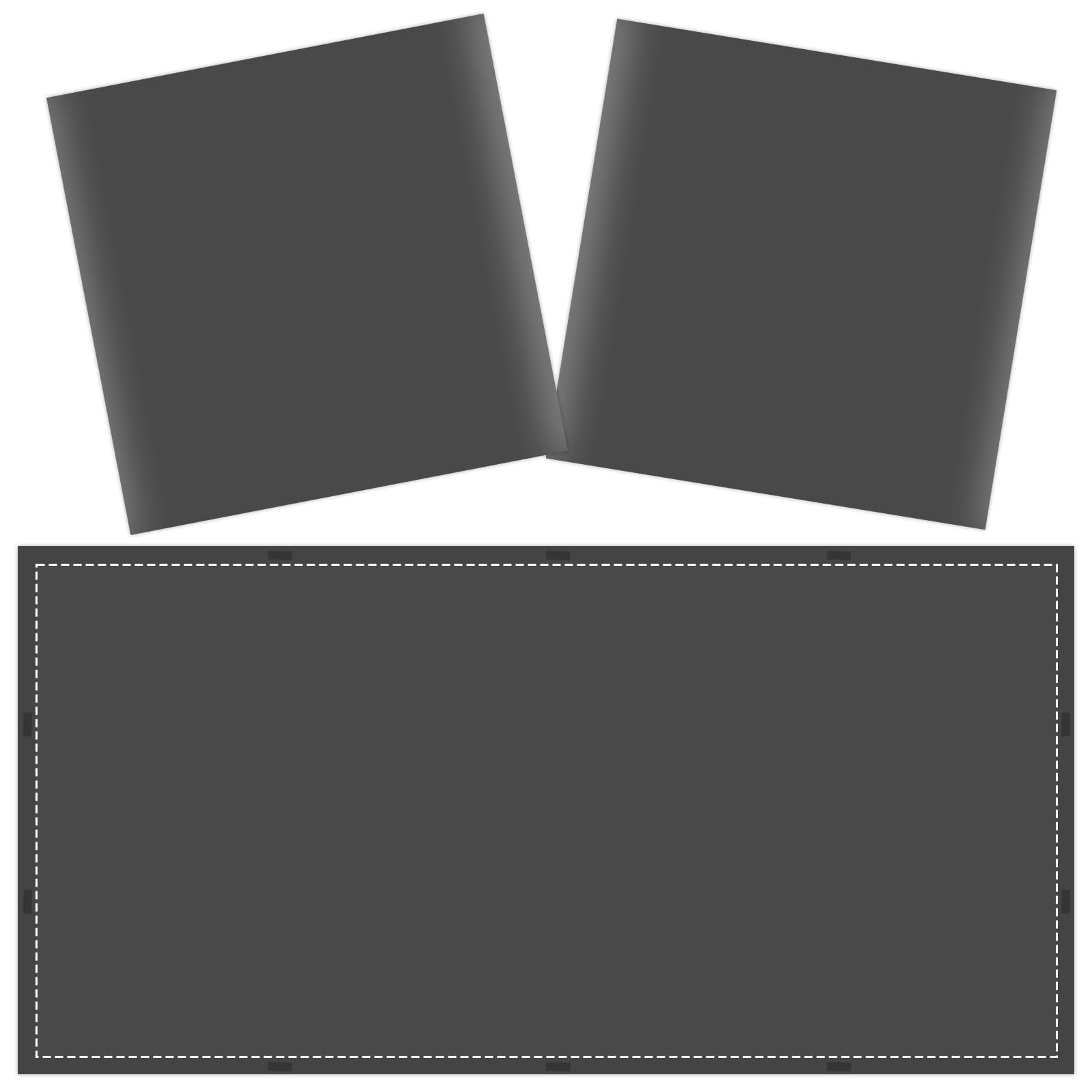 Wiooffen Fluorescent Light Covers 2 Pcs Magnetic Filter 4x2 Feet Black Polyester Model YM0786