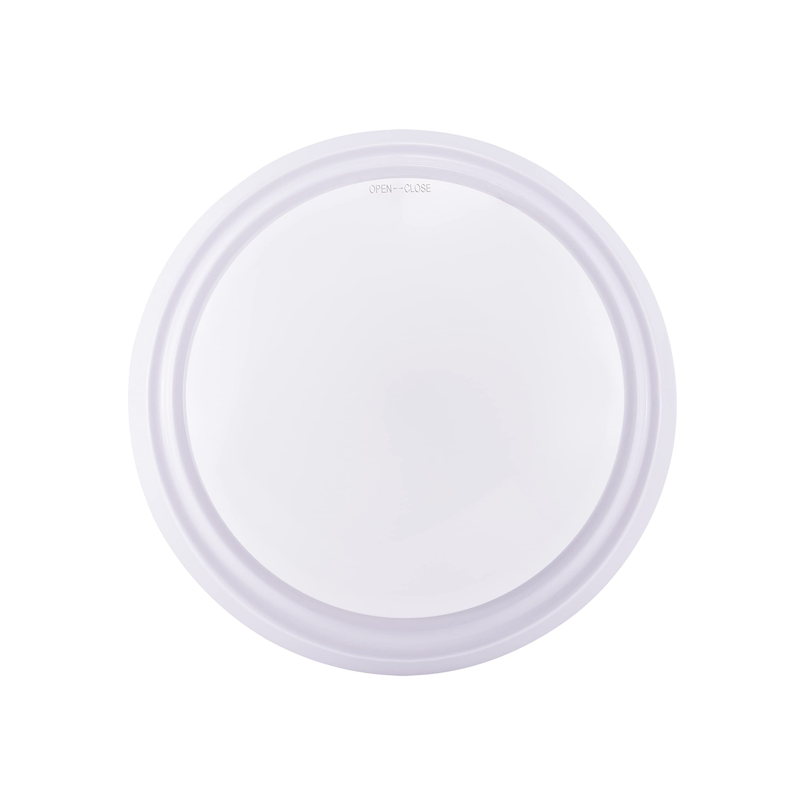Gruenlich Led Flush Mount Ceiling Lighting Fixture, 7 Inch Dimmable 12W (75W Replacement) 800 Lumen, 3000K/4000K/5000K Switch, Aluminum Housing, Etl And Damp Location Rated, 2-Pack (White Finish)