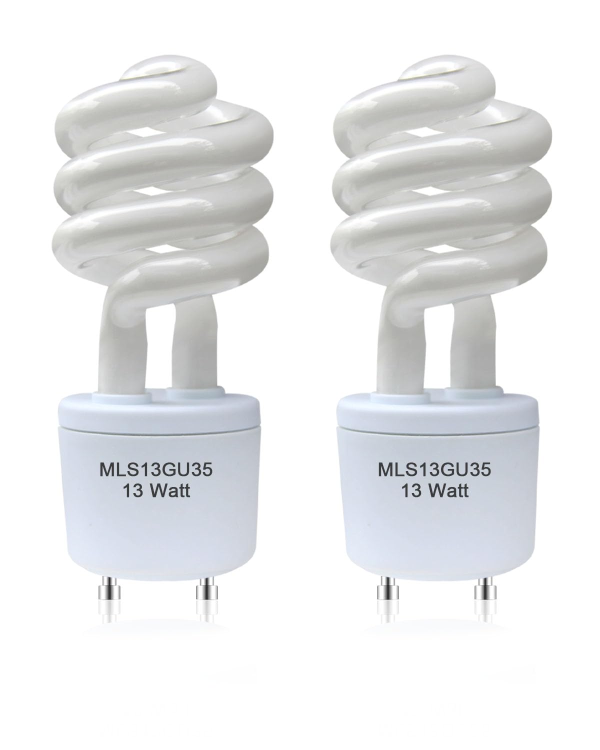 Ignixlite 2 Pack Mls13Gu35 Fluorescent Light Bulbs,13W 3500K Replacement For Panasonic Vql5 Exhaust Fans,Ceiling Bath Fan Heater