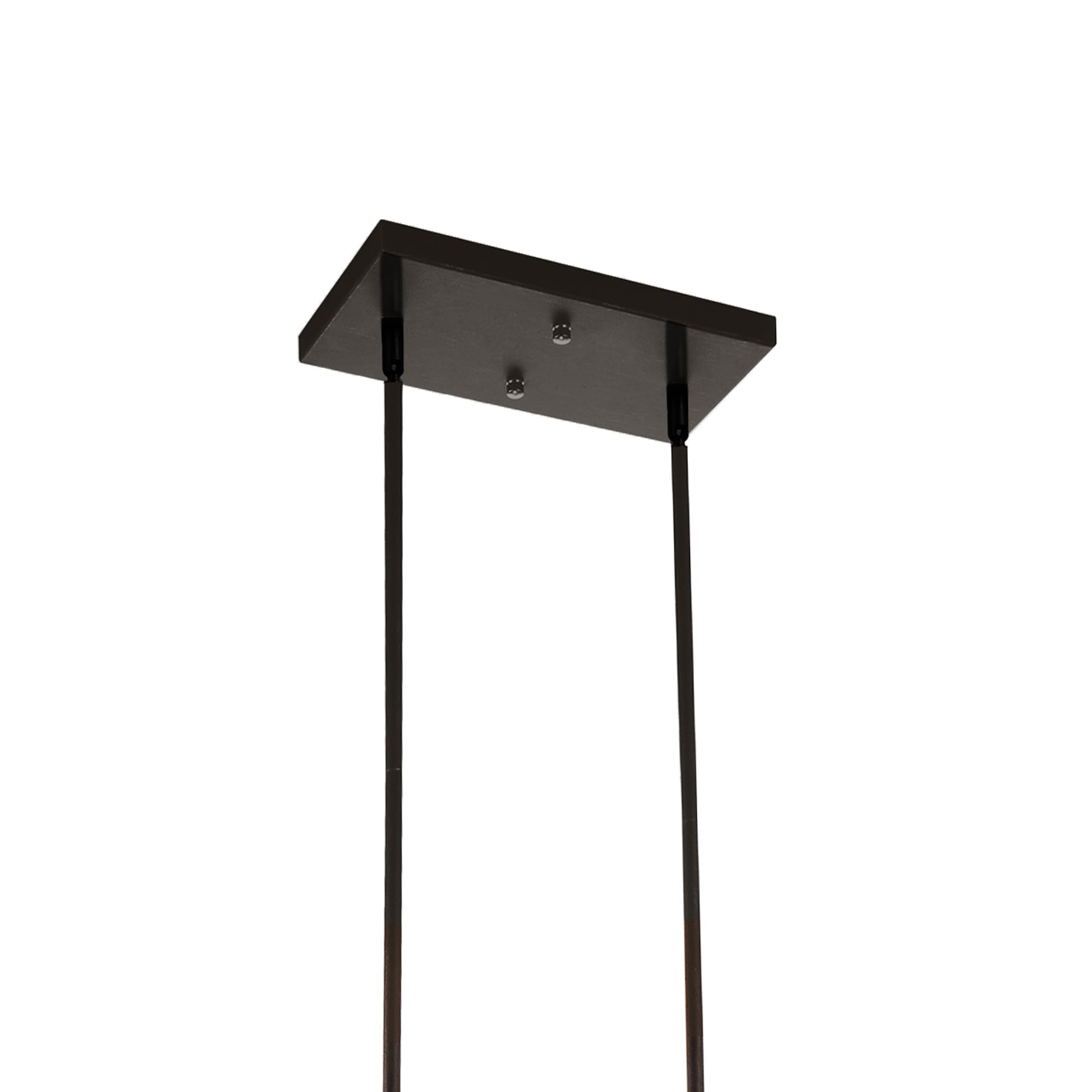 CWI Lighting Darya 4 Light Down Contemporary Metal Chandelier in Brown