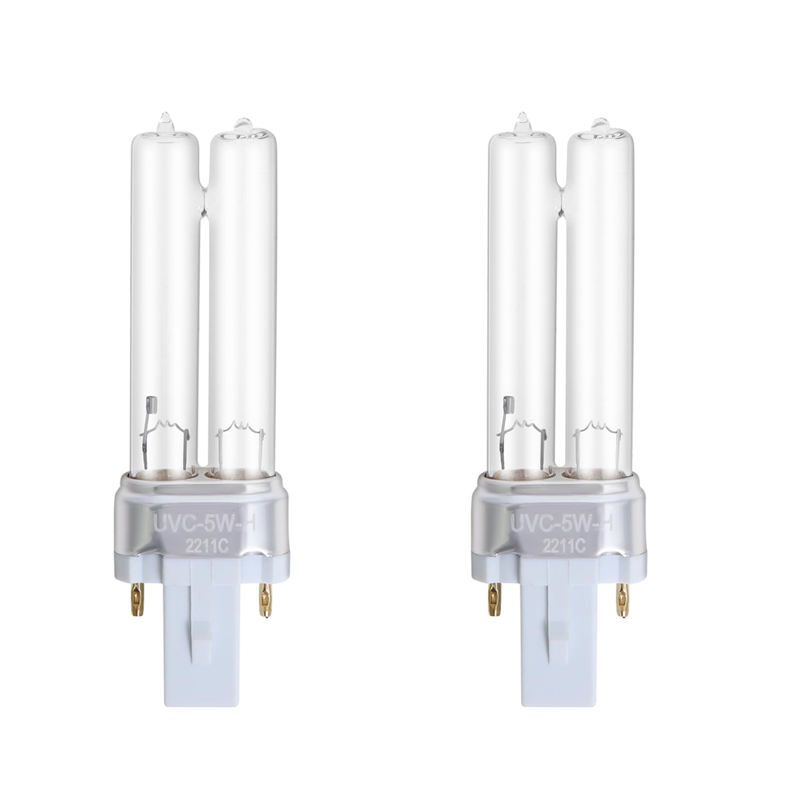 Poweka LB4000 Replacement Bulb for Germ Guardian Purifiers, 5W UV-C, 2 Count Pack, White