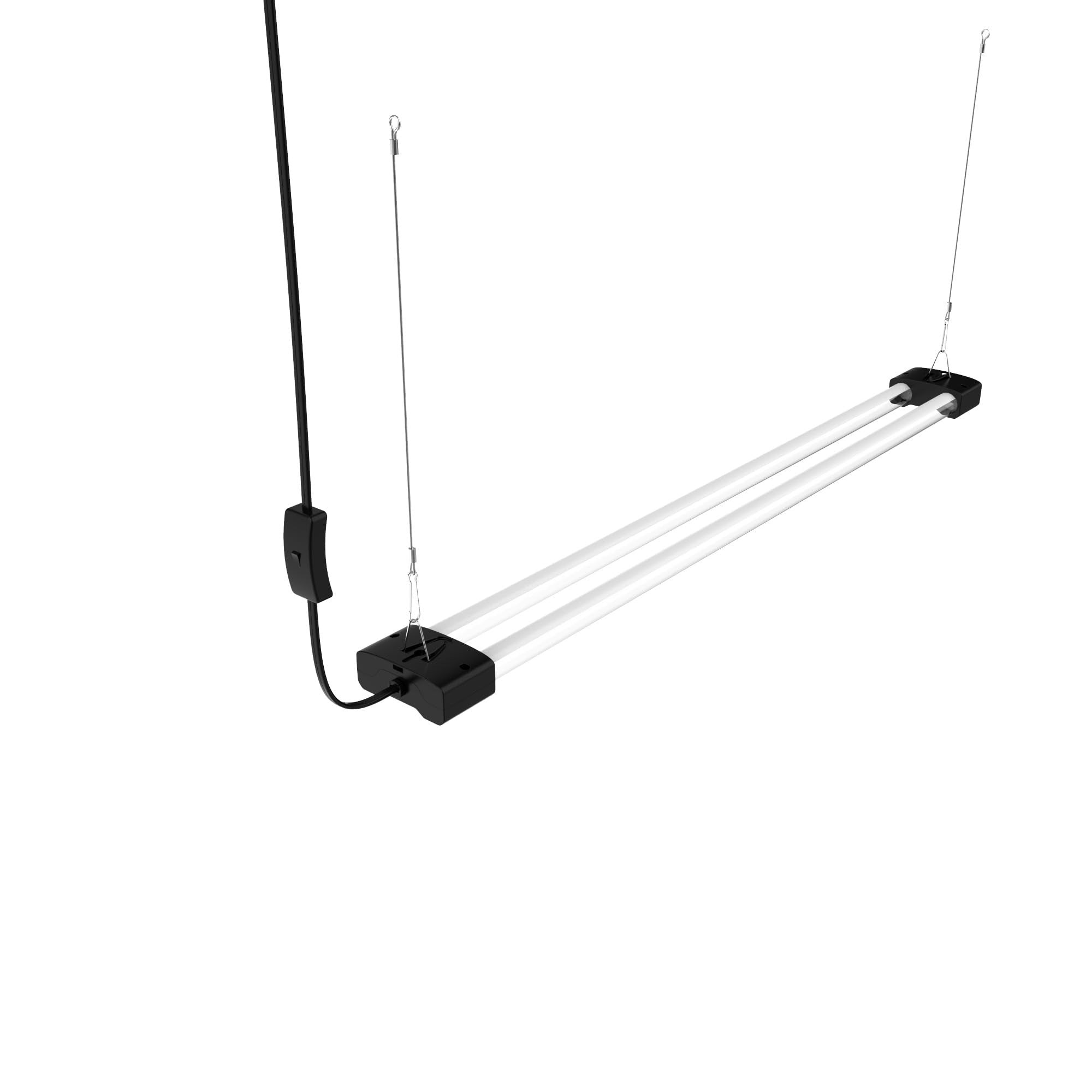 DYMOND Boostgro LED Grow Light - 3FT Full Spectrum, 5000K Daylight, 660nm Red, 450nm Blue, Black, Model DYGL36BLKS1