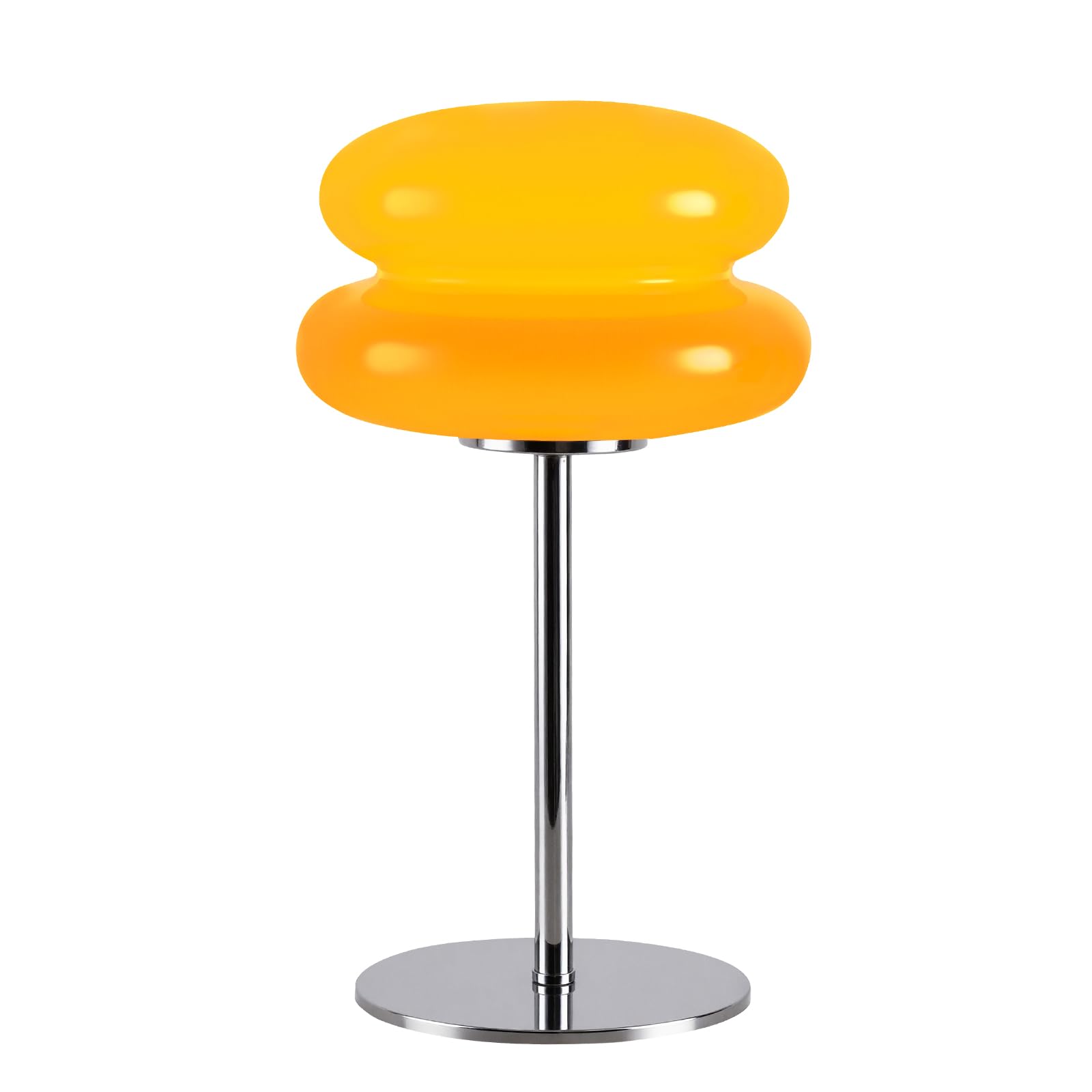 Mushroom Lamp for Bedroom,Mid Century Modern Lamp for Nightstand, Dimmable Retro Egg Tart Bedside Small Lamps,Unique Home Mushro