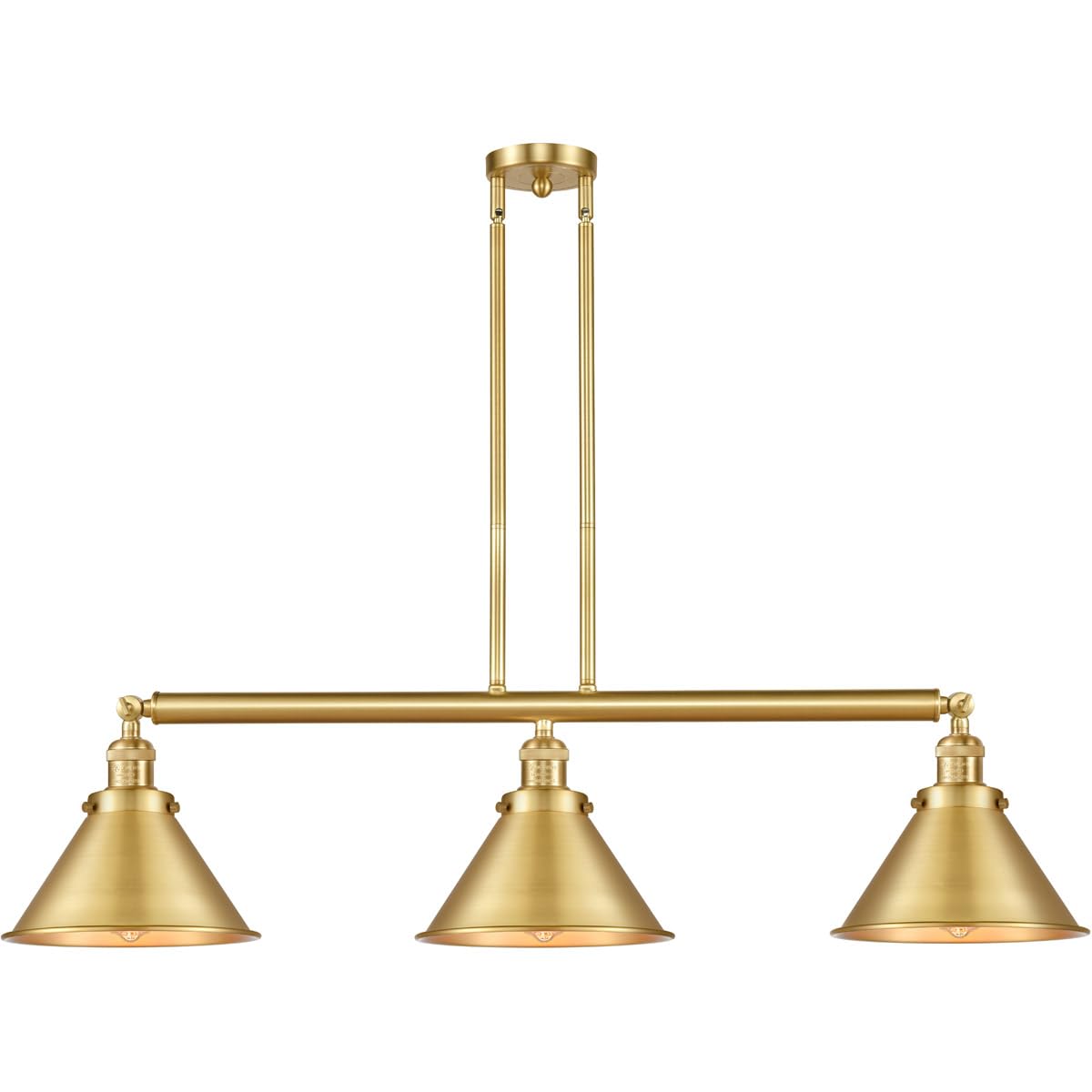 Innovations Lighting 213-SG-M10-SG Briarcliff 3 Light Island Light