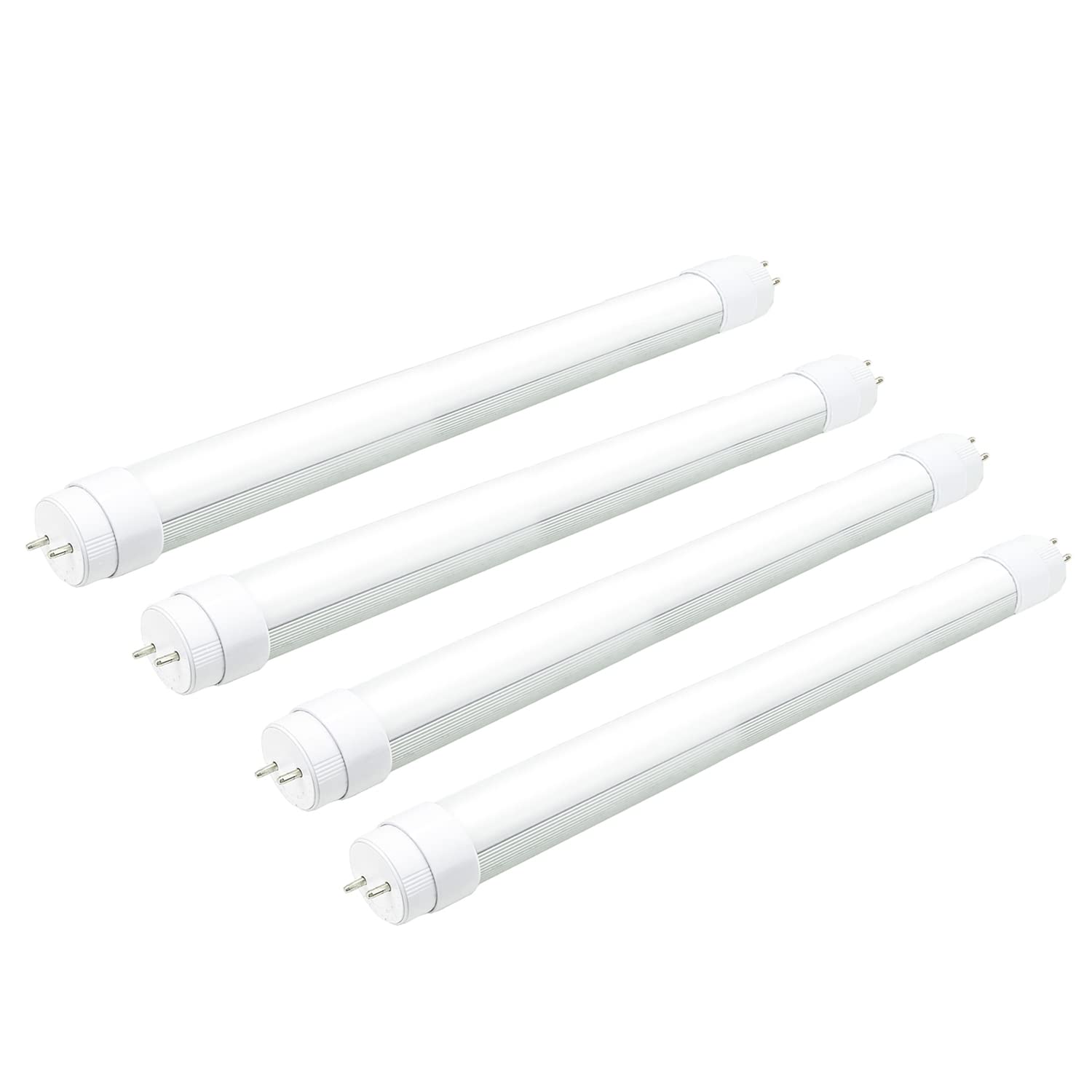 Wyzm F15T8 Led Replacement Bulb,7W,840Lm Output,5000K Daylight White,F15T8 Led Rotatable End Caps,Frosted Cover 18 Inch Led Tube