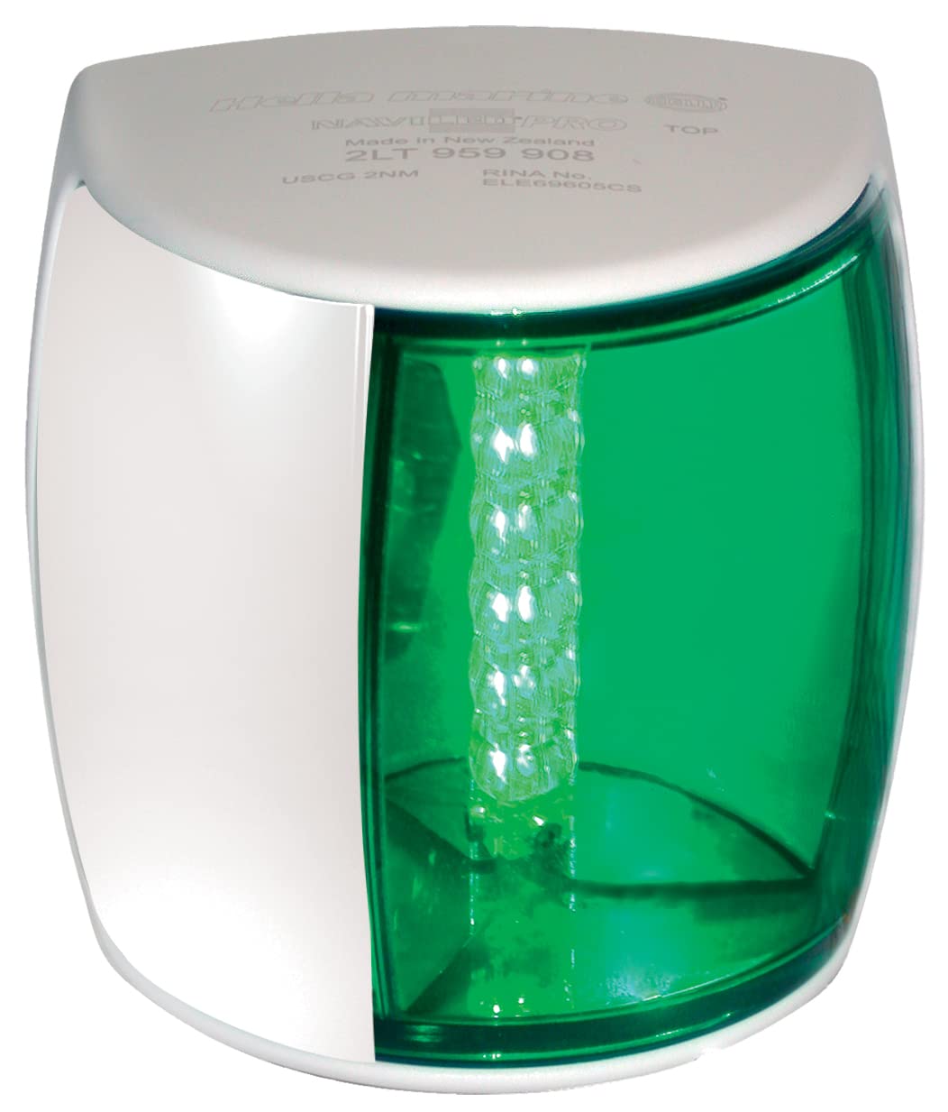 Hella Naviled Pro 9908 Series 2 Nm Led Starboard Navigation Light, Multivolt 9-33V, White