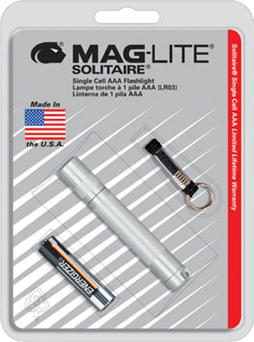 MagLite S6D016 Heavy-Duty Flashlight, 6-D Cell, Anodized Aluminum, Black