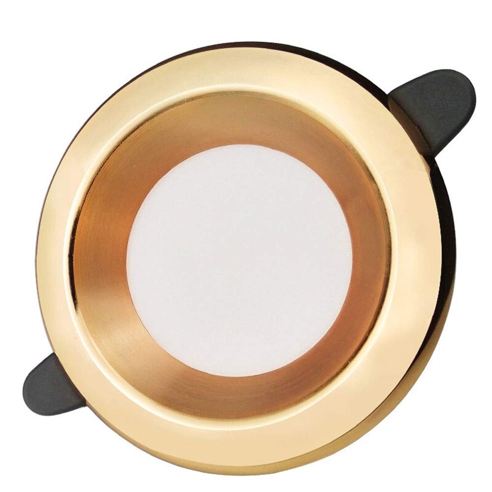 OZZKI Recessed 5W Downlights Equivalent 60W LED Recessed Ceiling Light Spotlight 3000K/4000K/6000K Lights Fittings for Bathroom 