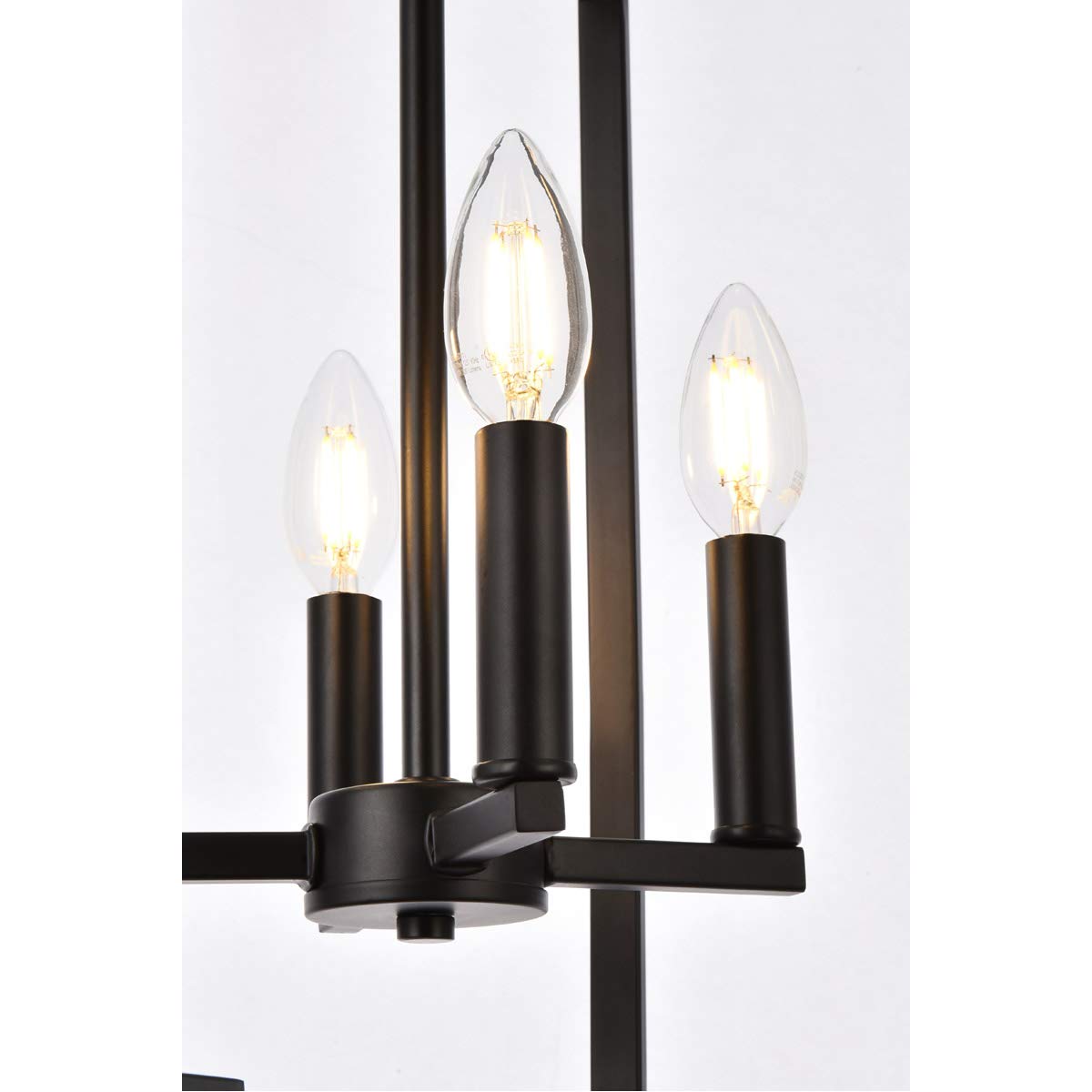 Living District Indoor Modern Home Decorative Bright Ceiling Rosenfeld 4 Lights Pendant in Black
