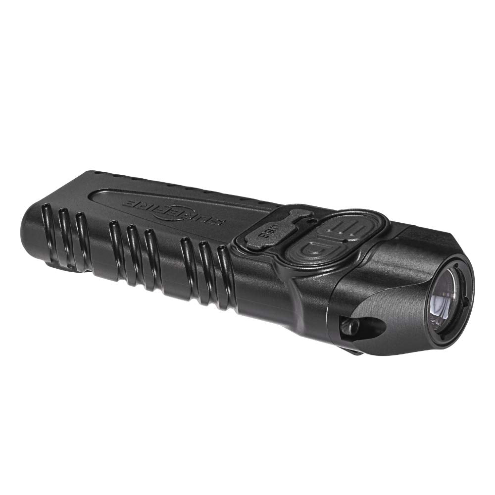SureFire Stiletto PRO PLR-B Rechargeable 1000 Lumen LED Pocket Flashlight - Black with Lumintrail USB Wall Adapter