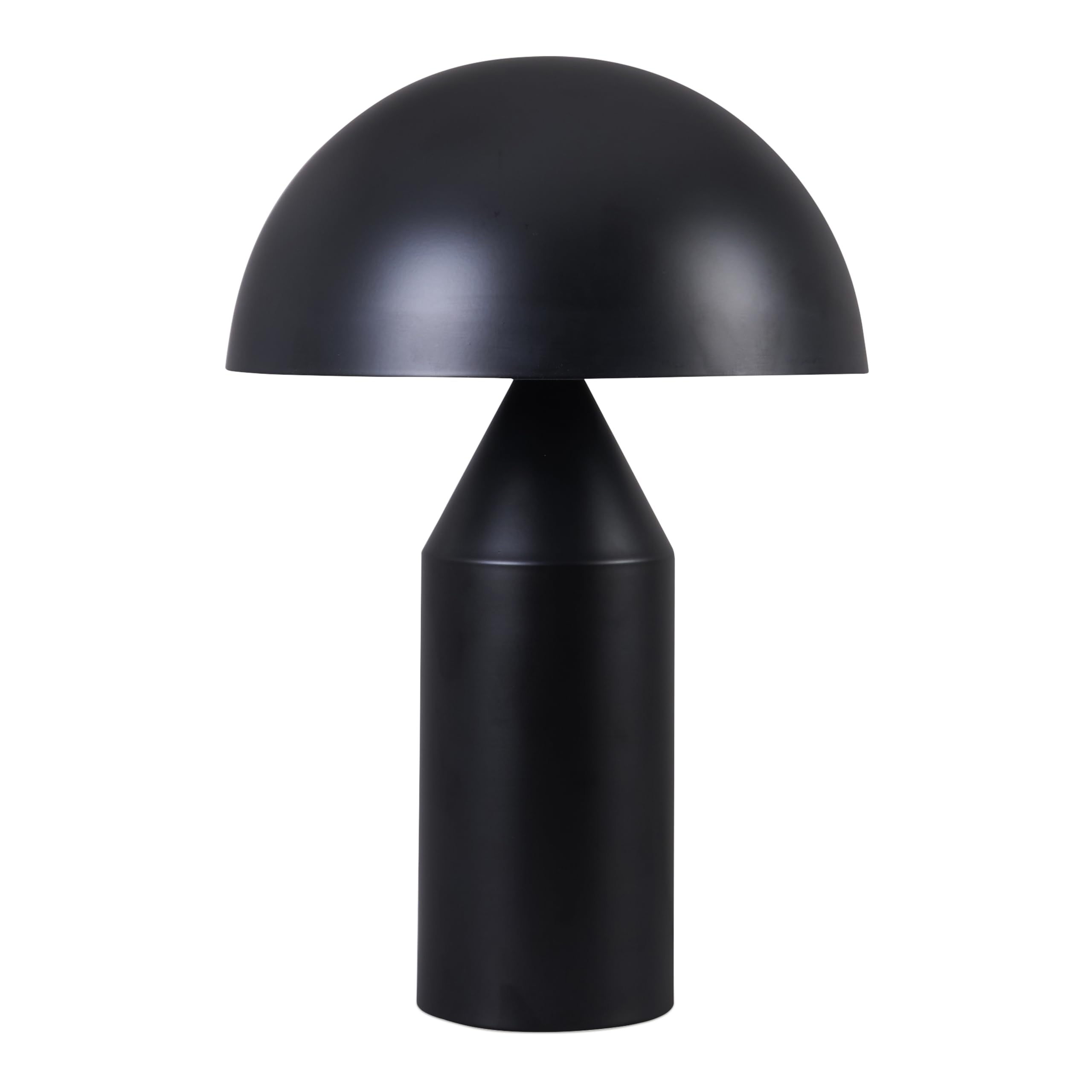 Brightech Venus 14 Globe Table Lamp - Modern Mid-Century Lamp With Golden Metal Shade - Nightstand  Bedside  Desk & Accent Table Lighting For Bedroom  Living Room & Office D?Cor - Black