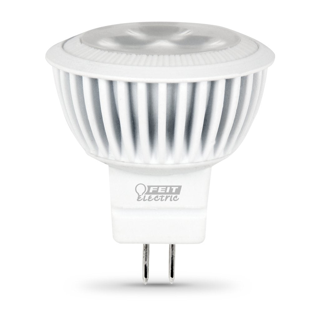 Feit Electric LED Light Bulb, 25W Equivalent, MR11 G4 Base, Plastic, 1.5in H x 1.35in D, Model BPMR11/LED