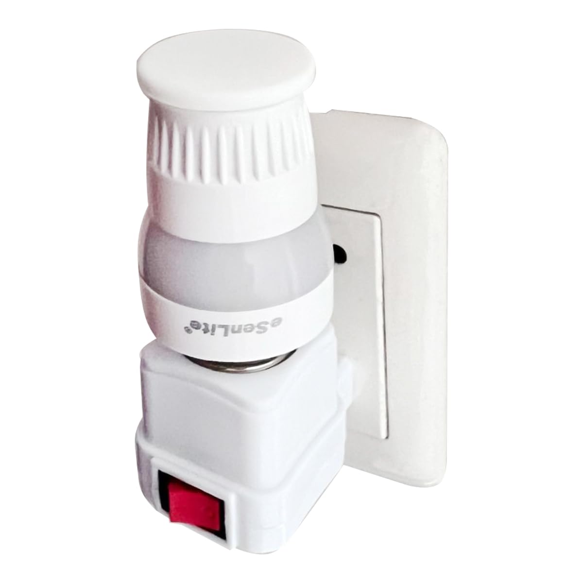 eSenlite Invisible Motion Retrofit Compact LED Light Fixture with Smart Sockets, Plug-in Adaptor(Bulb NOT Included)