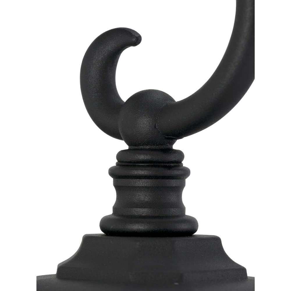 Progress Lighting Crawford 1-Light Outdoor Wall Lantern, Etched Glass, Aluminum, 12.50x6.50x6.50, Textured Black, Model P6630-31MD