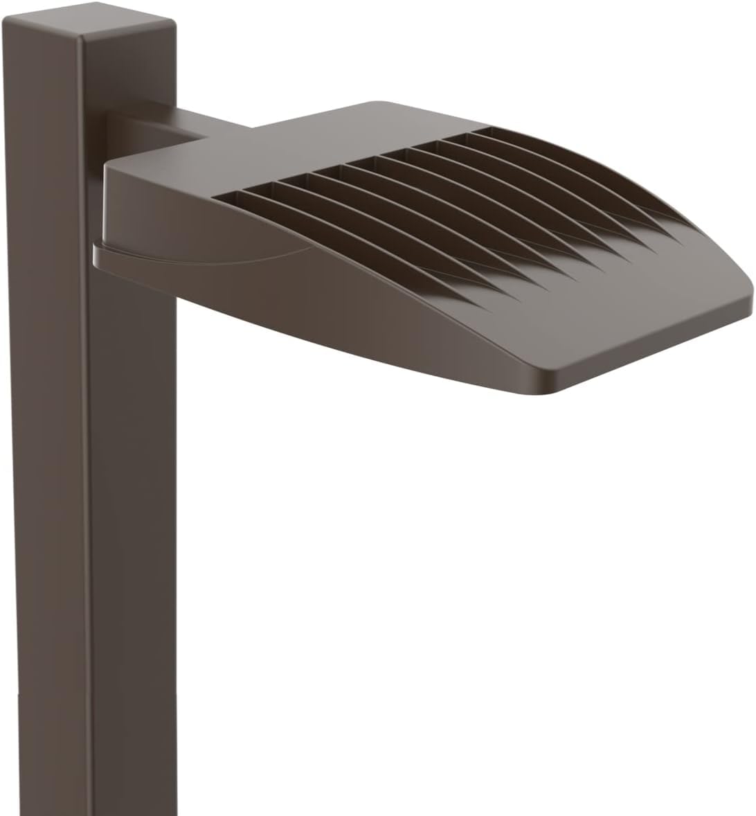 Lithonia Lighting Led Outdoor Area Light  Led Parking Lot Light With Adjustable Brightness  4000K Cool White  Mvolt  Round Or Square Pole Mounting  Replaces 150W To 250W Hid  Dark Bronze Finish