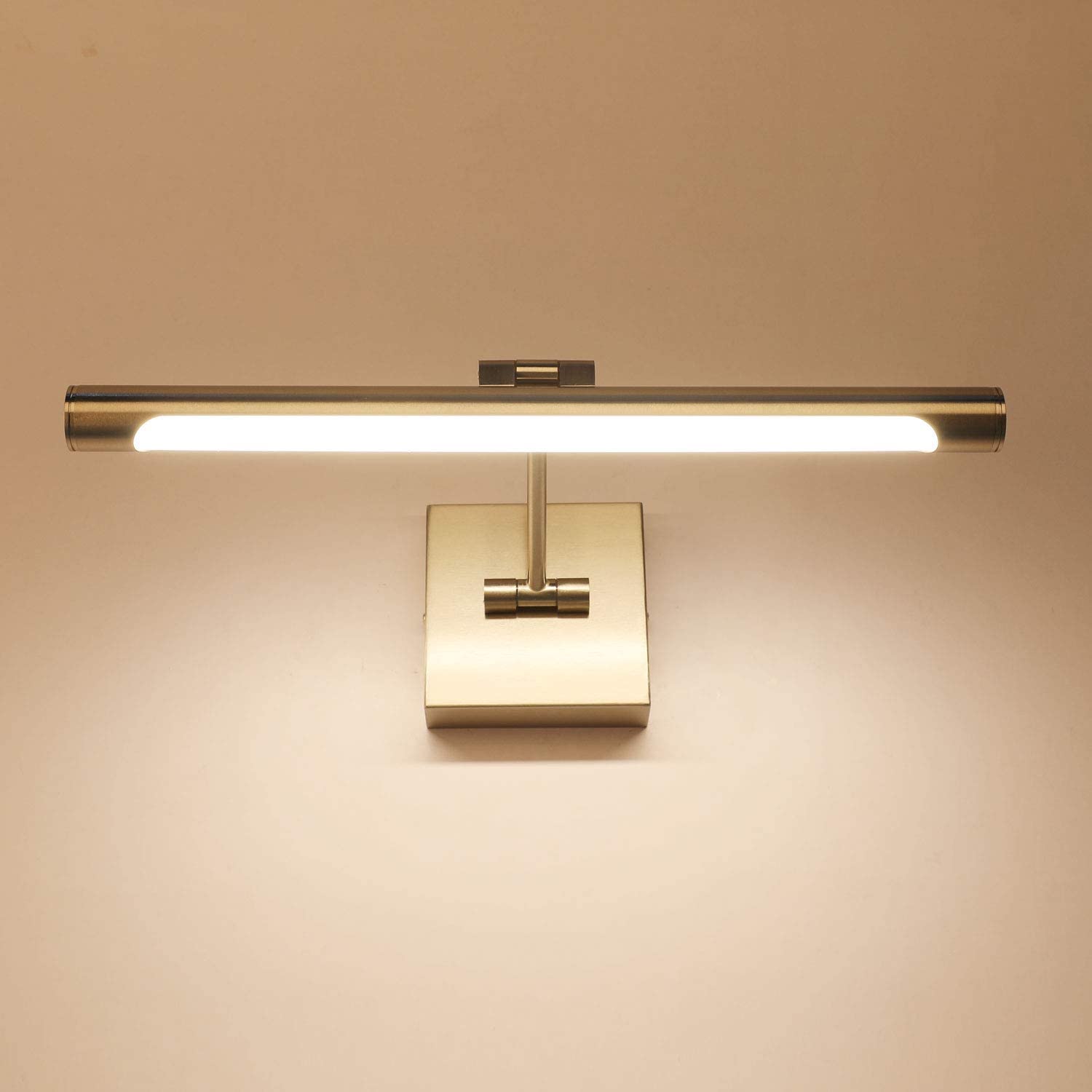 Joosenhouse 16.54&quot; Dimmable Led Picture Light, Metal Wall Lamp, 3000K Warm White, Nickel