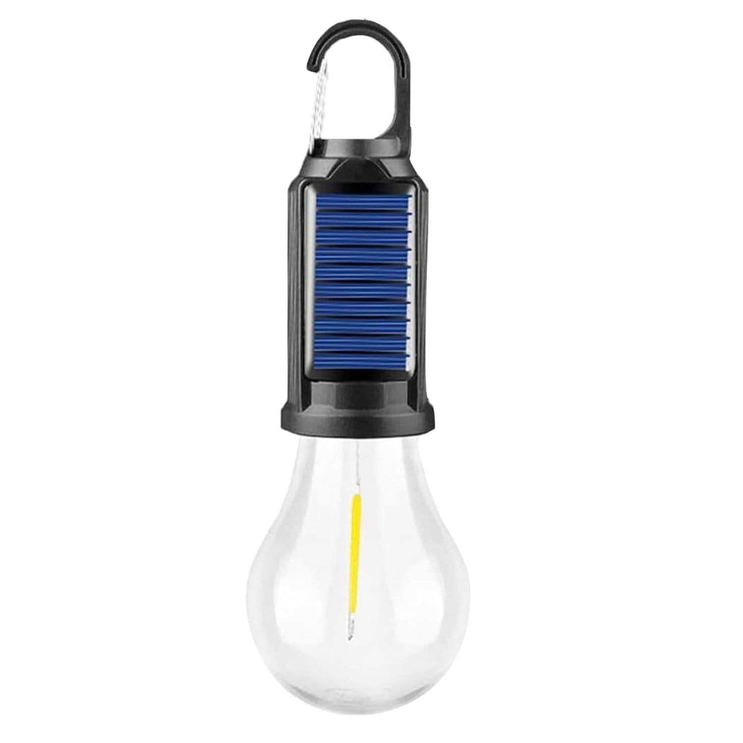 MODOAO Solar Tent Lights USB Rechargeable Led Camping Lantern ,Outdoor Hanging Light Bulbs with Clip Hook for Camping, Christmas