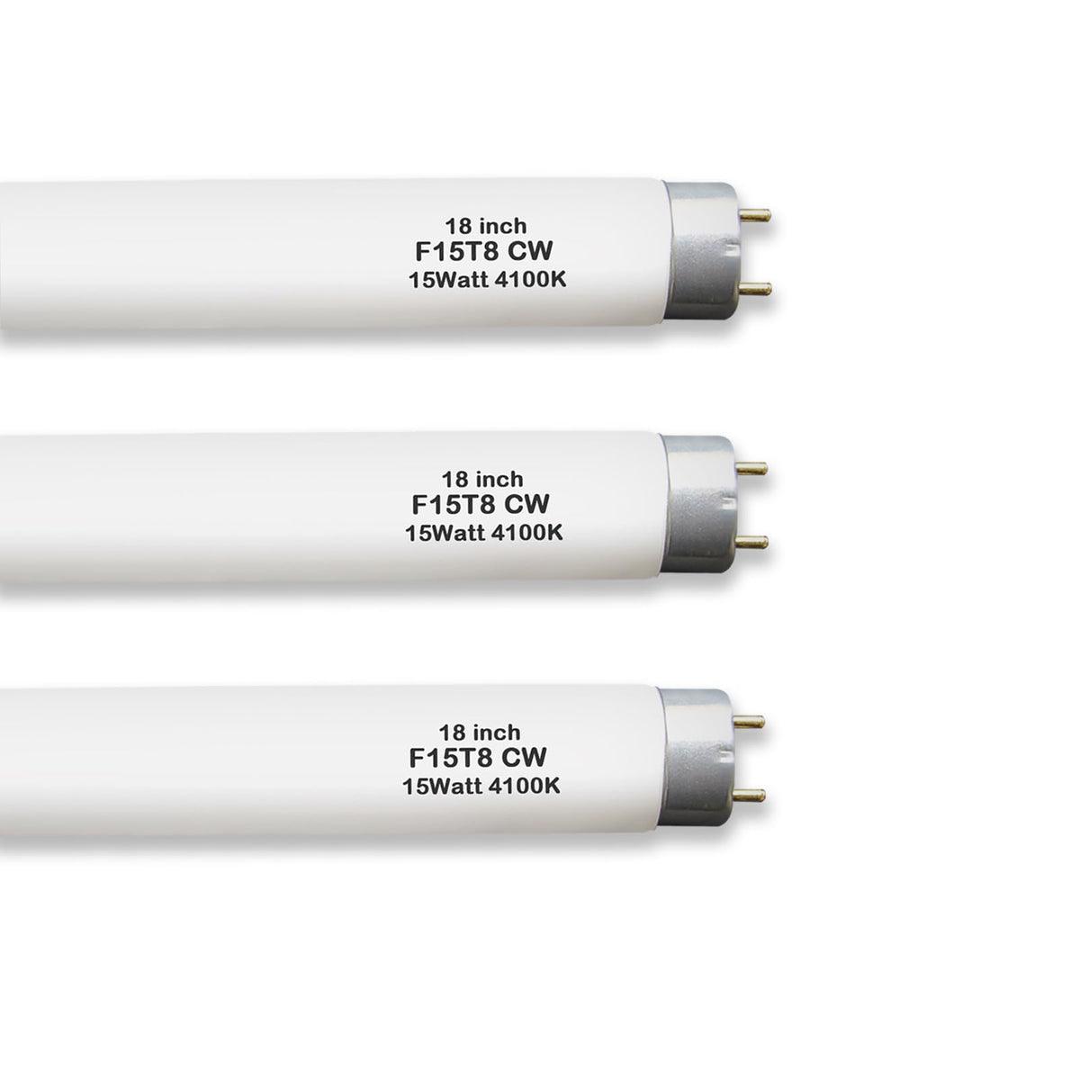F15T8-Cw 15 Watt Cool White,18'' T8 Rv Fluorescent Linear Tube Lamp,Replacement Bulb For Philips Alto Eco Ge Staco Light Fixture